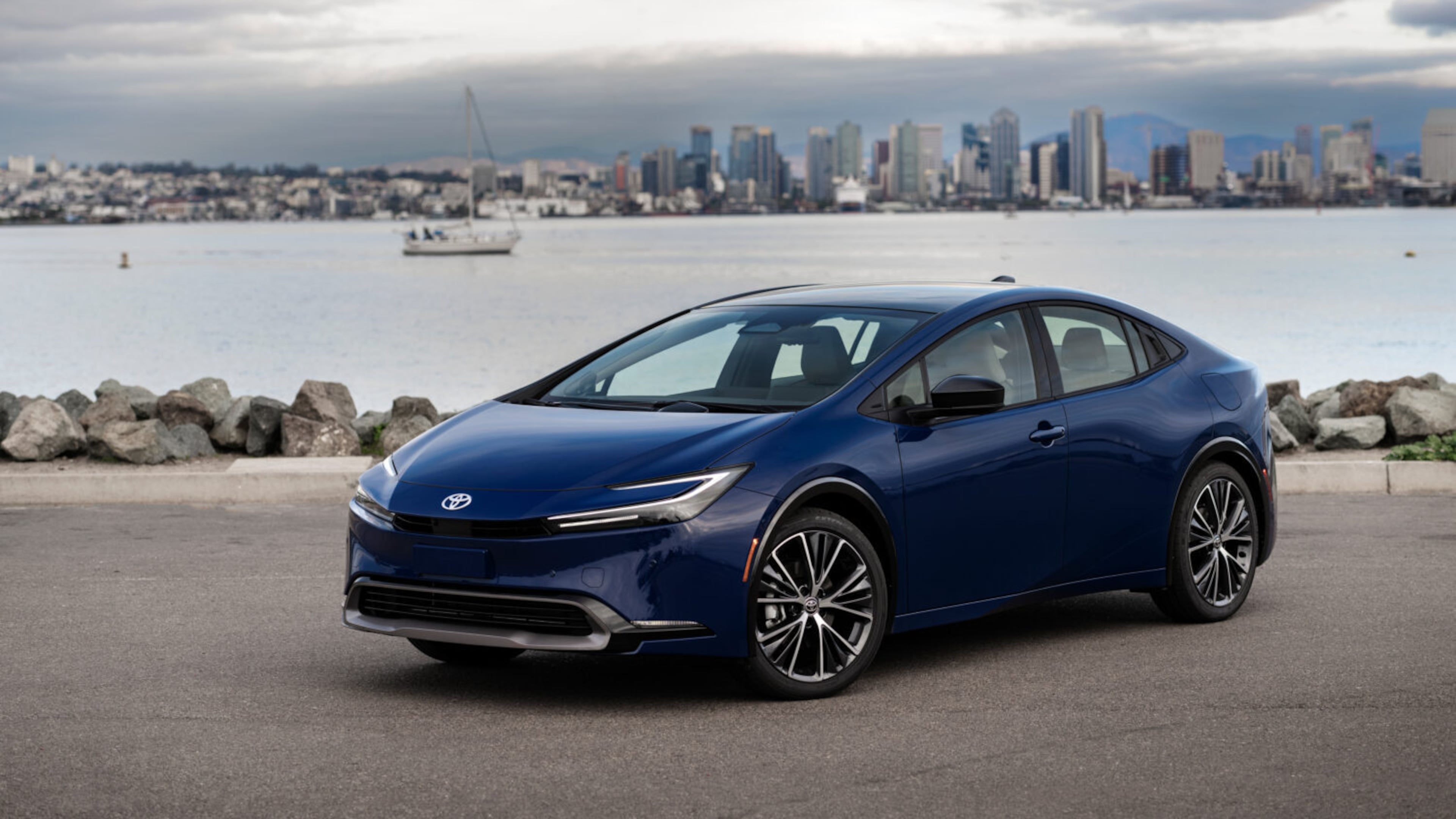 For 2026, the current-generation Prius returns with the same basic formula — excellent efficiency — wrapped in a design that’s finally not so frumpy. (Courtesy of Toyota)