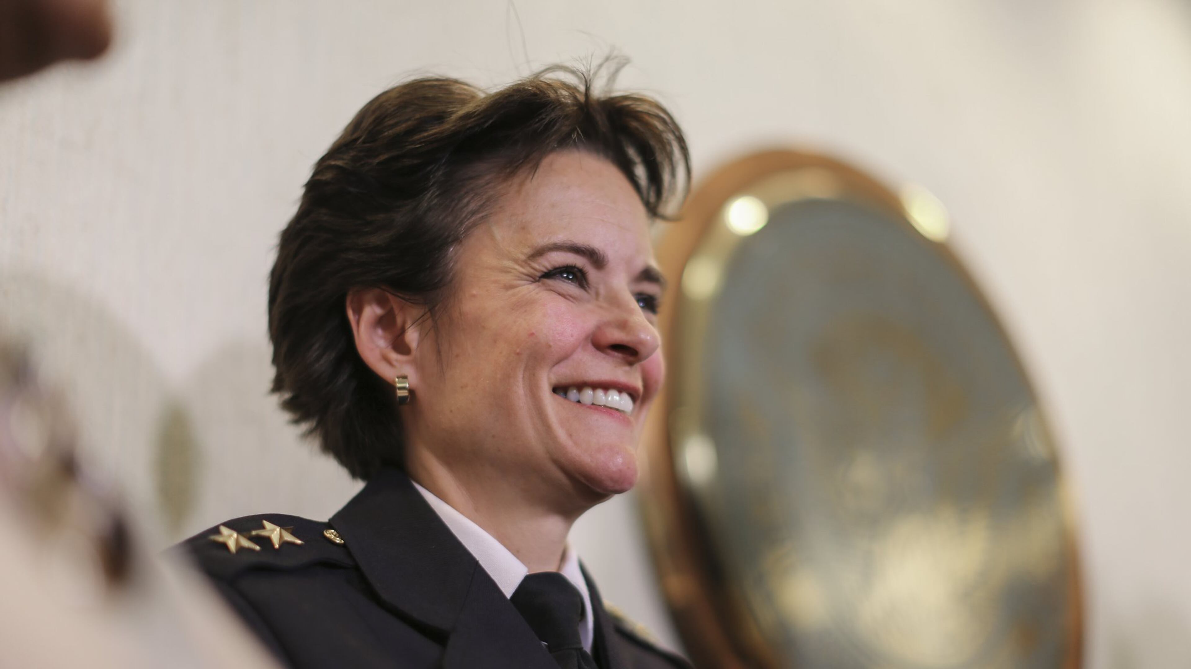 Erika Shields was introduced Wednesday as the new chief of police in Louisville, Kentucky.