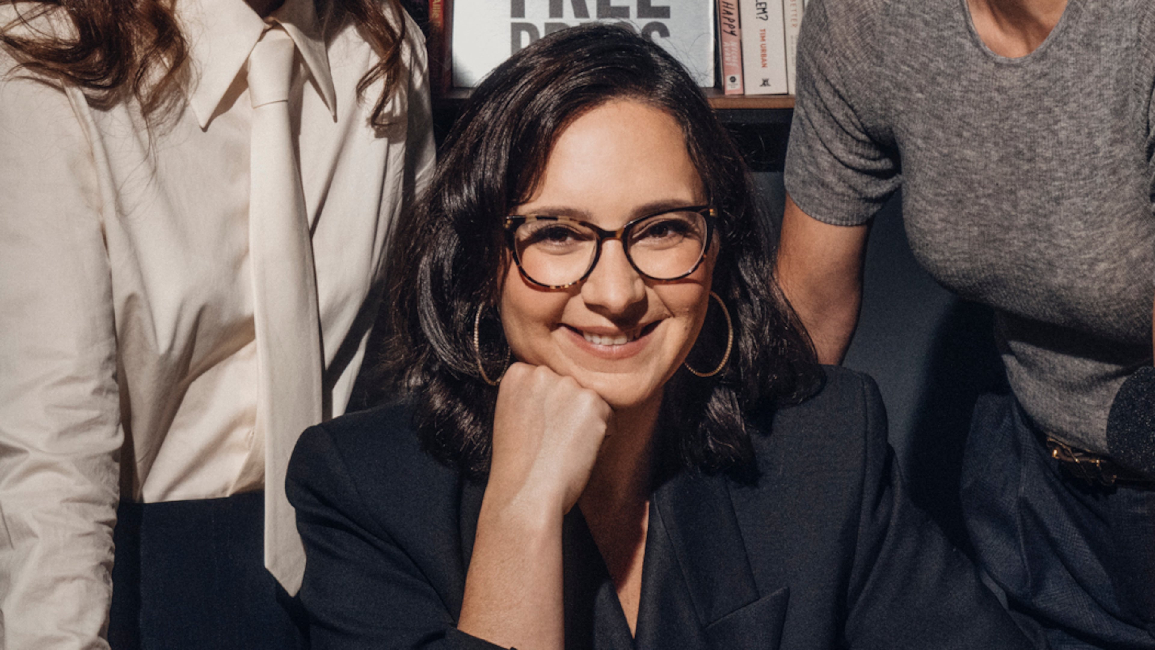 FILE - In this undated photo released by Paramount, one of the The Free Press's co-founders Bari Weiss poses for a portrait. (Daniel Paik via AP, File)