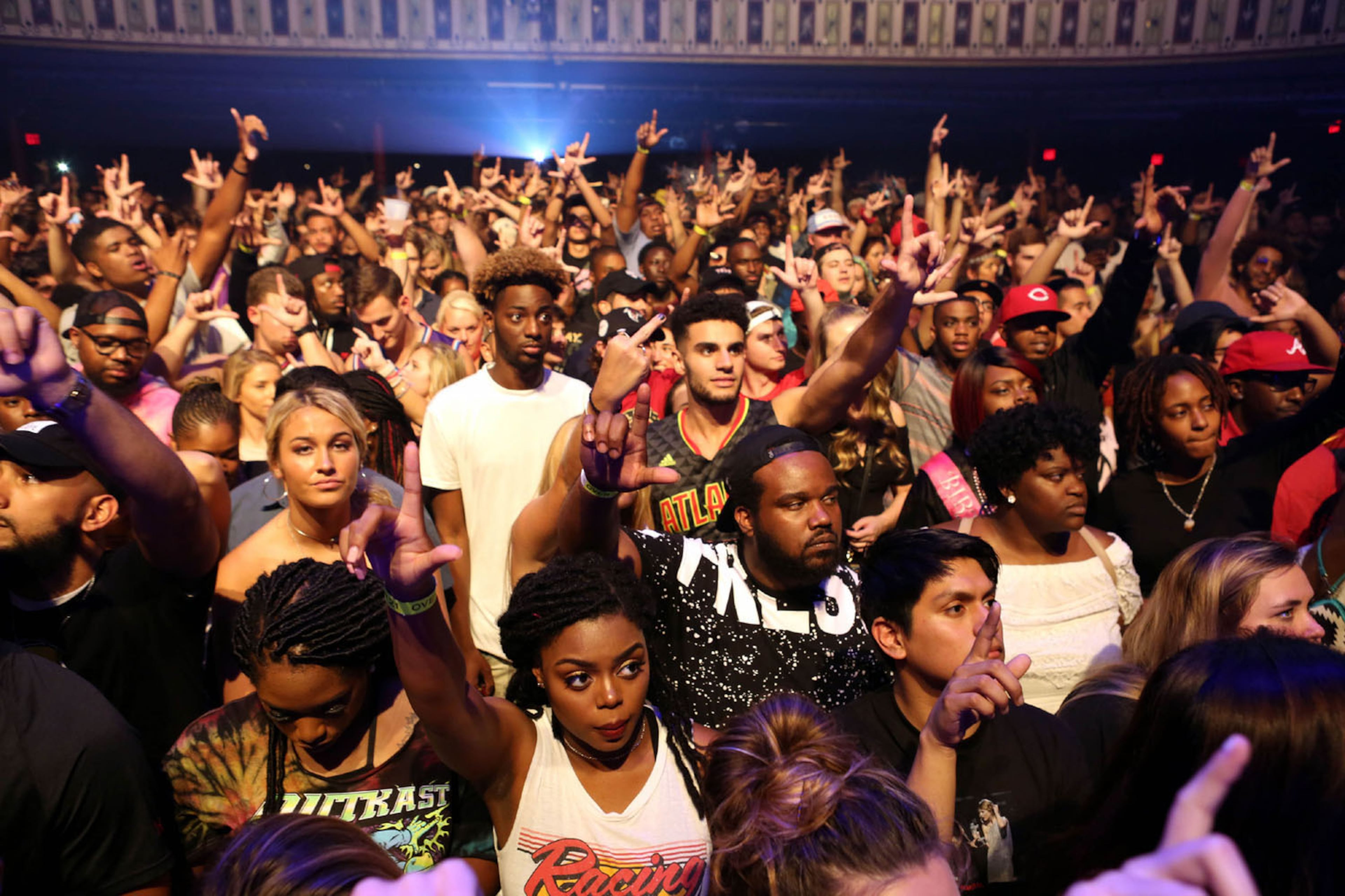 Rapper 2 Chainz, performing with a broken leg, brings his Pretty Girls Like Trap Music Tour to the sold out Tabernacle in Atlanta on Tuesday, October 3, 2017.Robb Cohen Photography & Video /RobbsPhotos.com