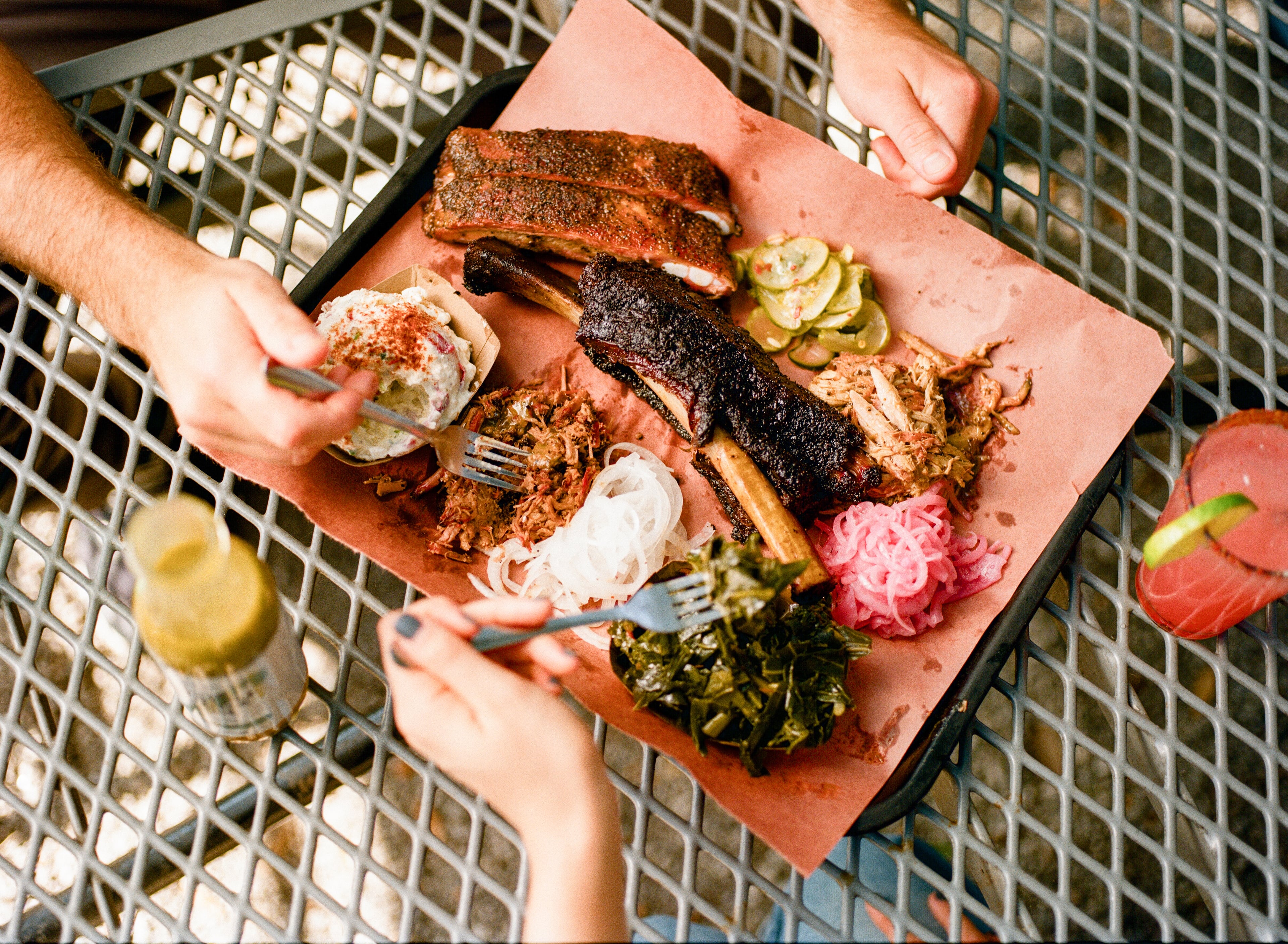 Central Texas-style smoked meats are on the menu at Lewis Barbecue, which opened in Atlanta in December 2025. (Courtesy of Lizzy Rollins)