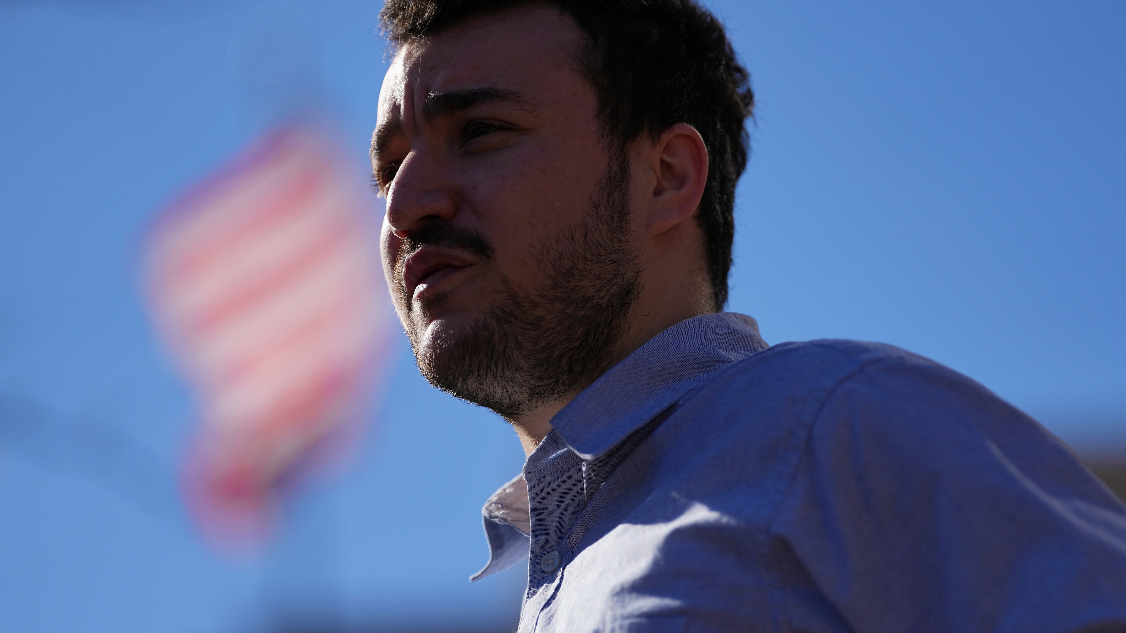 FILE - Palestinian activist Mahmoud Khalil holds a news conference outside Federal Court, Oct. 21, 2025, in Philadelphia. (AP Photo/Matt Rourke, File)