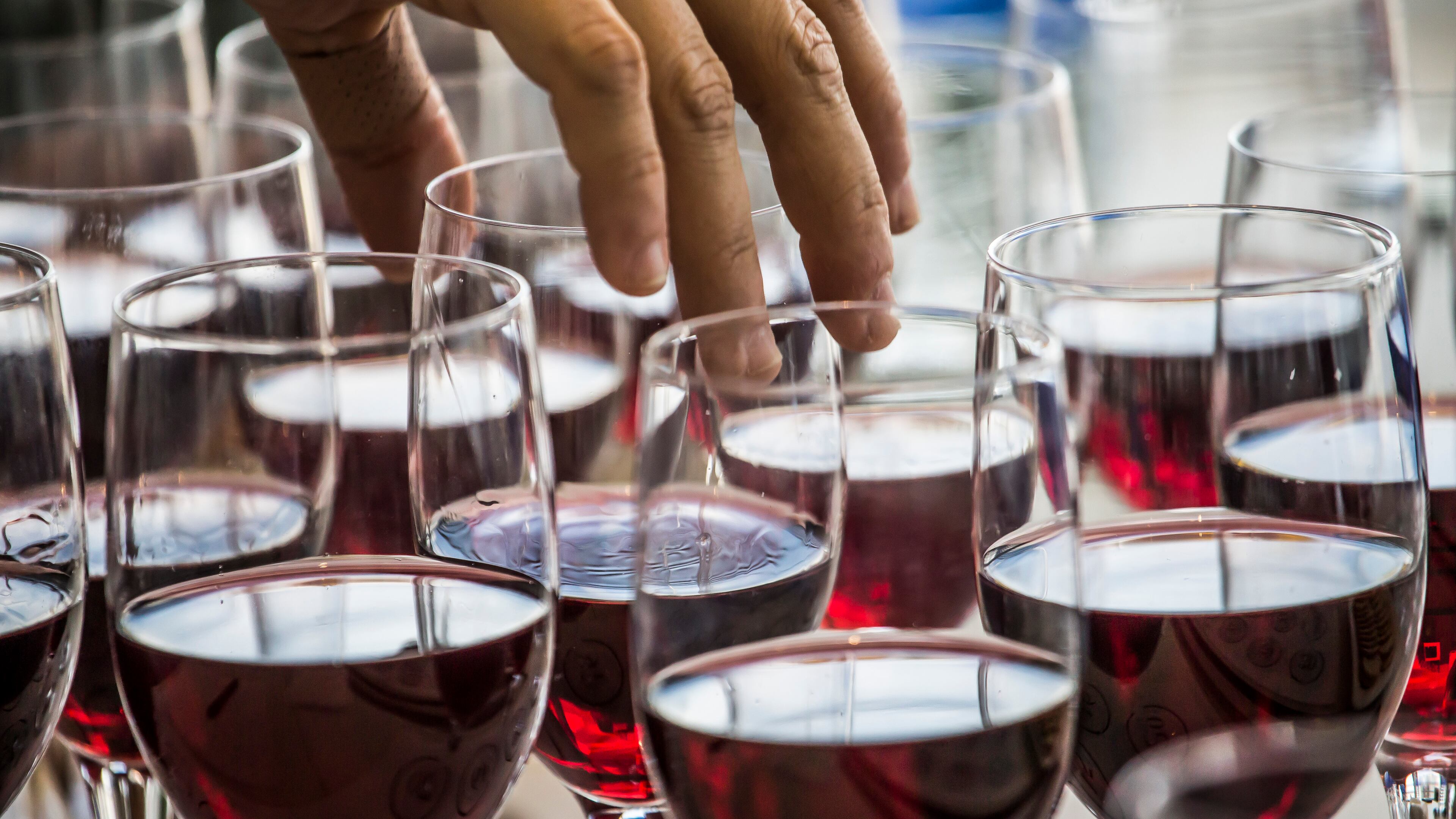Oregon pinot noirs lined up for a tasting in New York, Oct. 14, 2015. Pinot is remarkably sensitive to the growing-season weather, and 2013 was no exception; early rains forced small yields and the wines were lean, with earthy flavors full of tension.