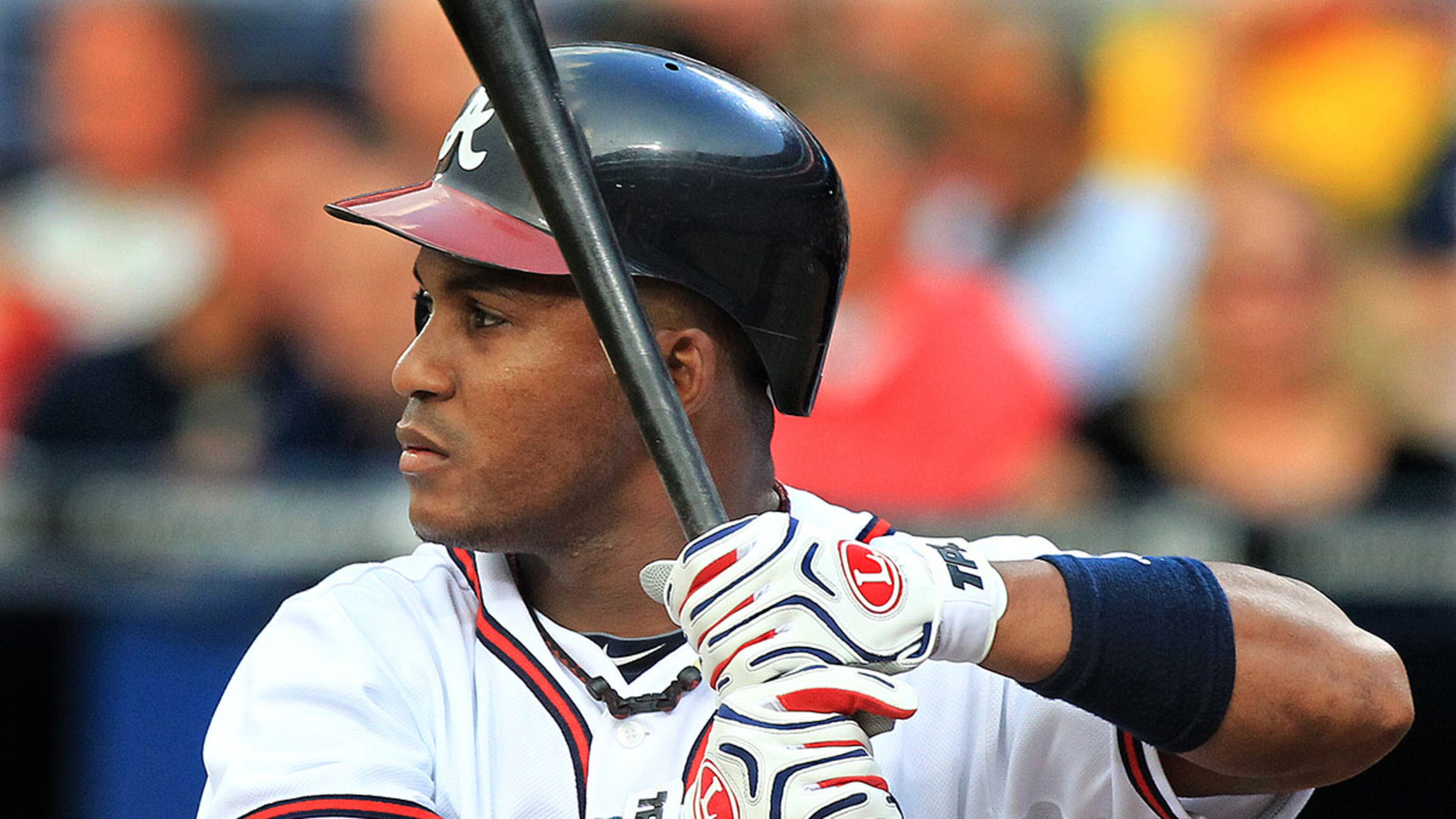 Braves outfielder Jose Constanza played in 42 games for the Braves in 2011 and 37 games last season.