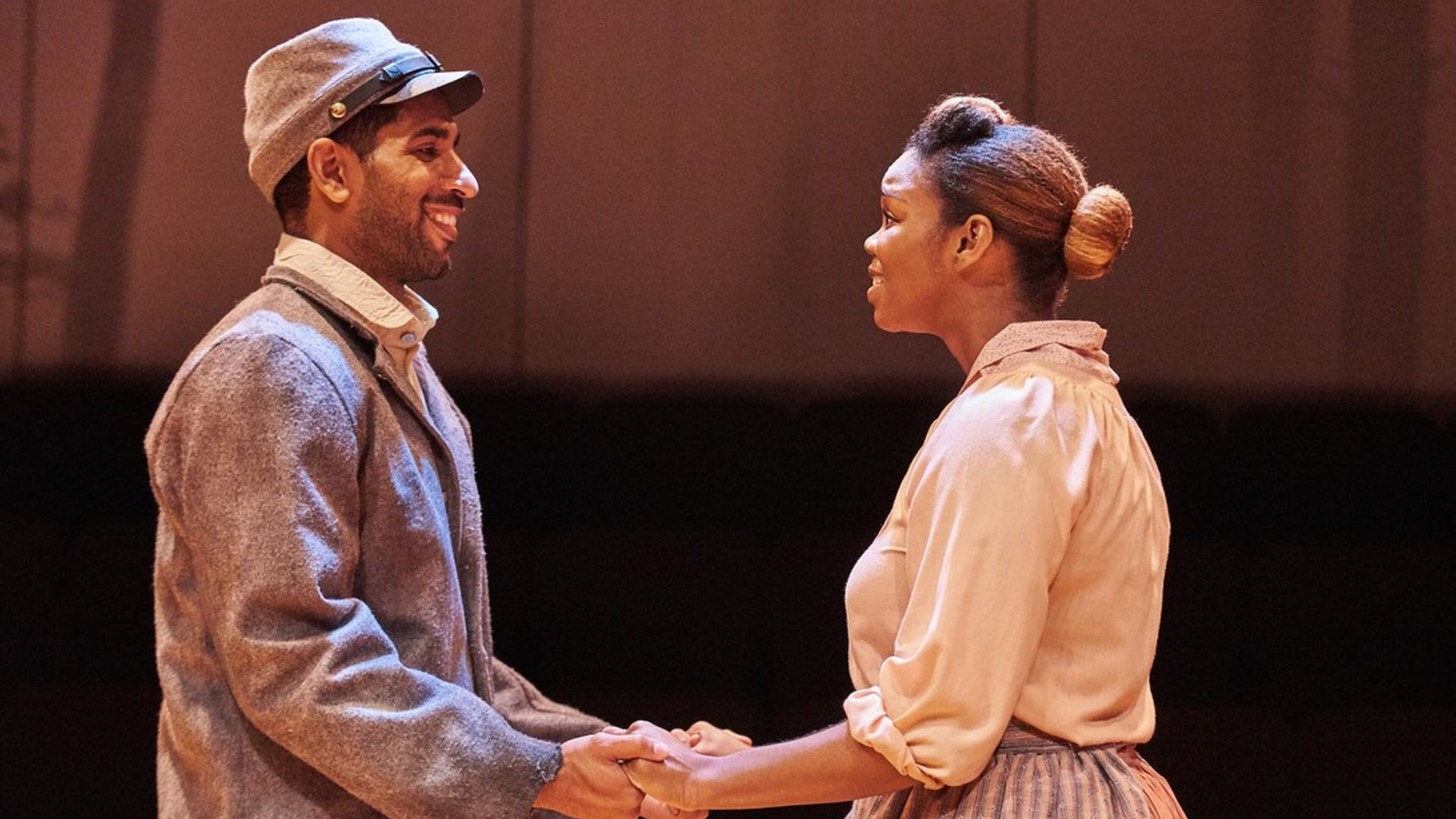 The Actor’s Express production of “Father Comes Home From the Wars” features Evan Cleaver and Brittany Inge. CONTRIBUTED BY CHRISTOPHER BARTELSKI