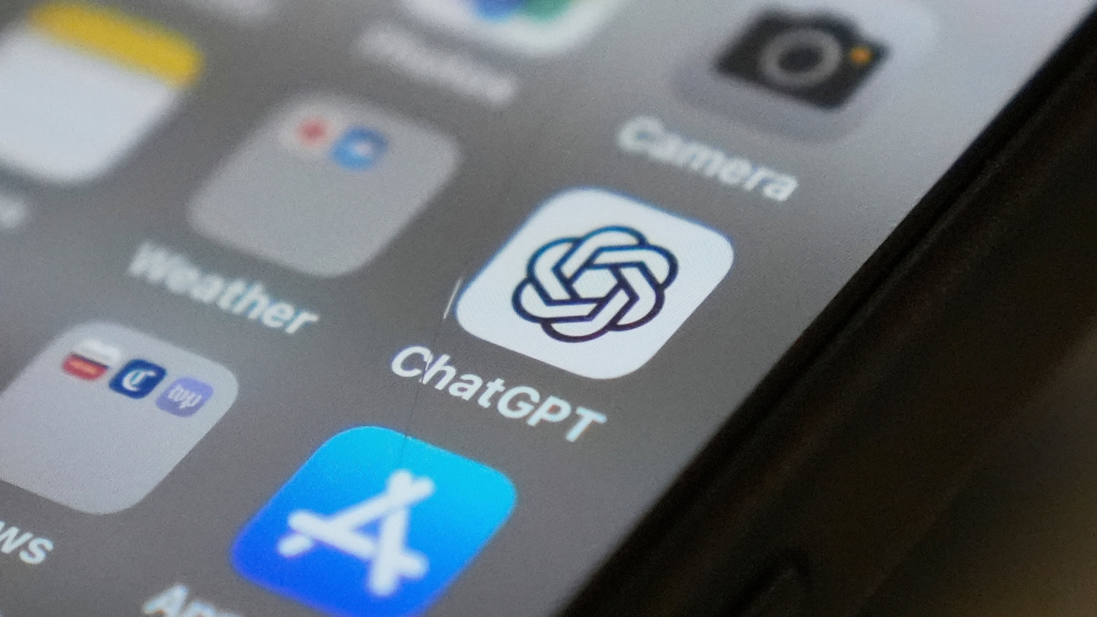 FILE - Chat GPT app icon is seen on a smartphone screen, Aug. 4, 2025, in Chicago. (AP Photo/Kiichiro Sato, File)