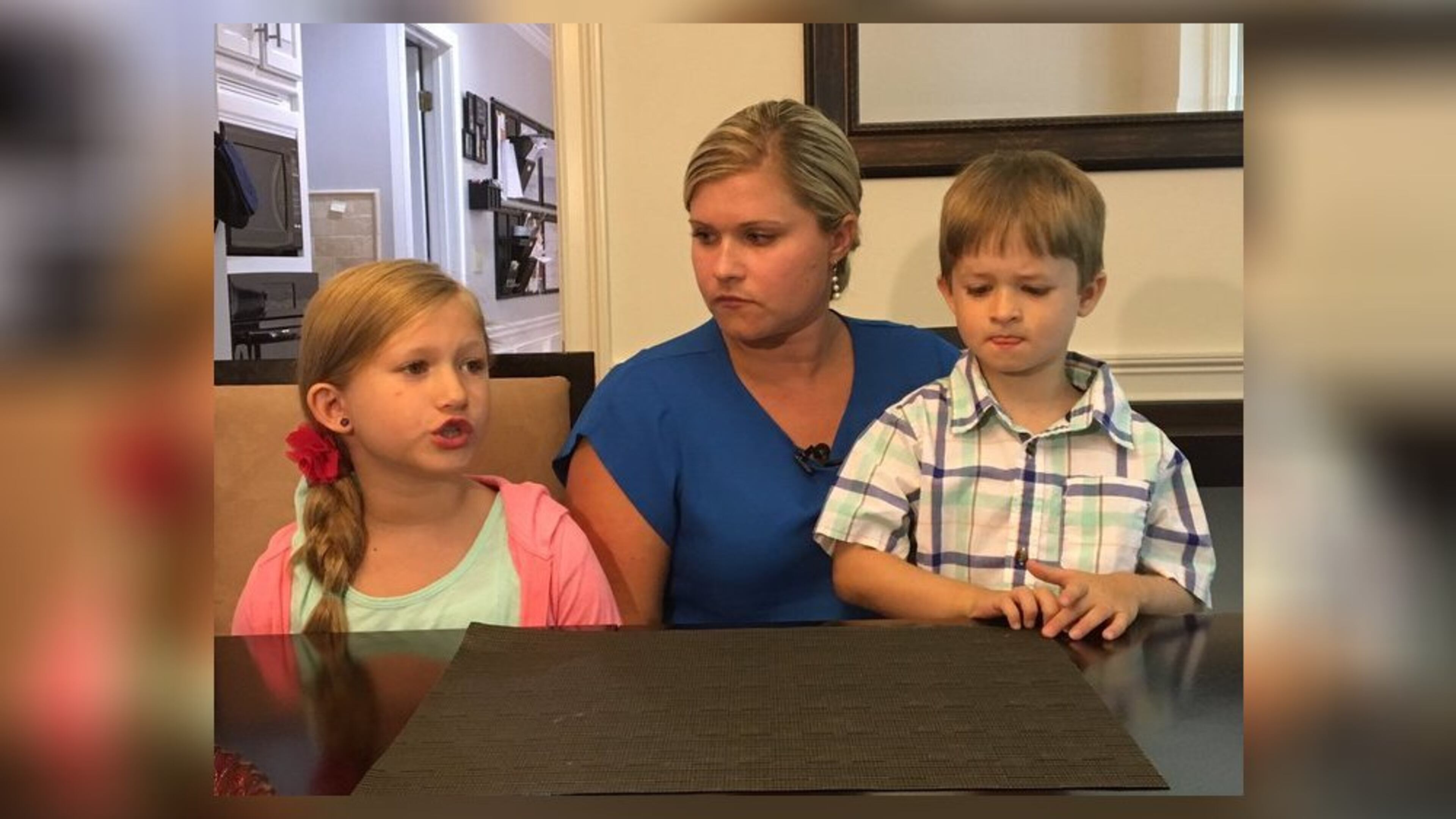 Kristy Campbell says her children were followed in a Snellville Walmart two weeks ago. (Credit: Channel 2 Action News)