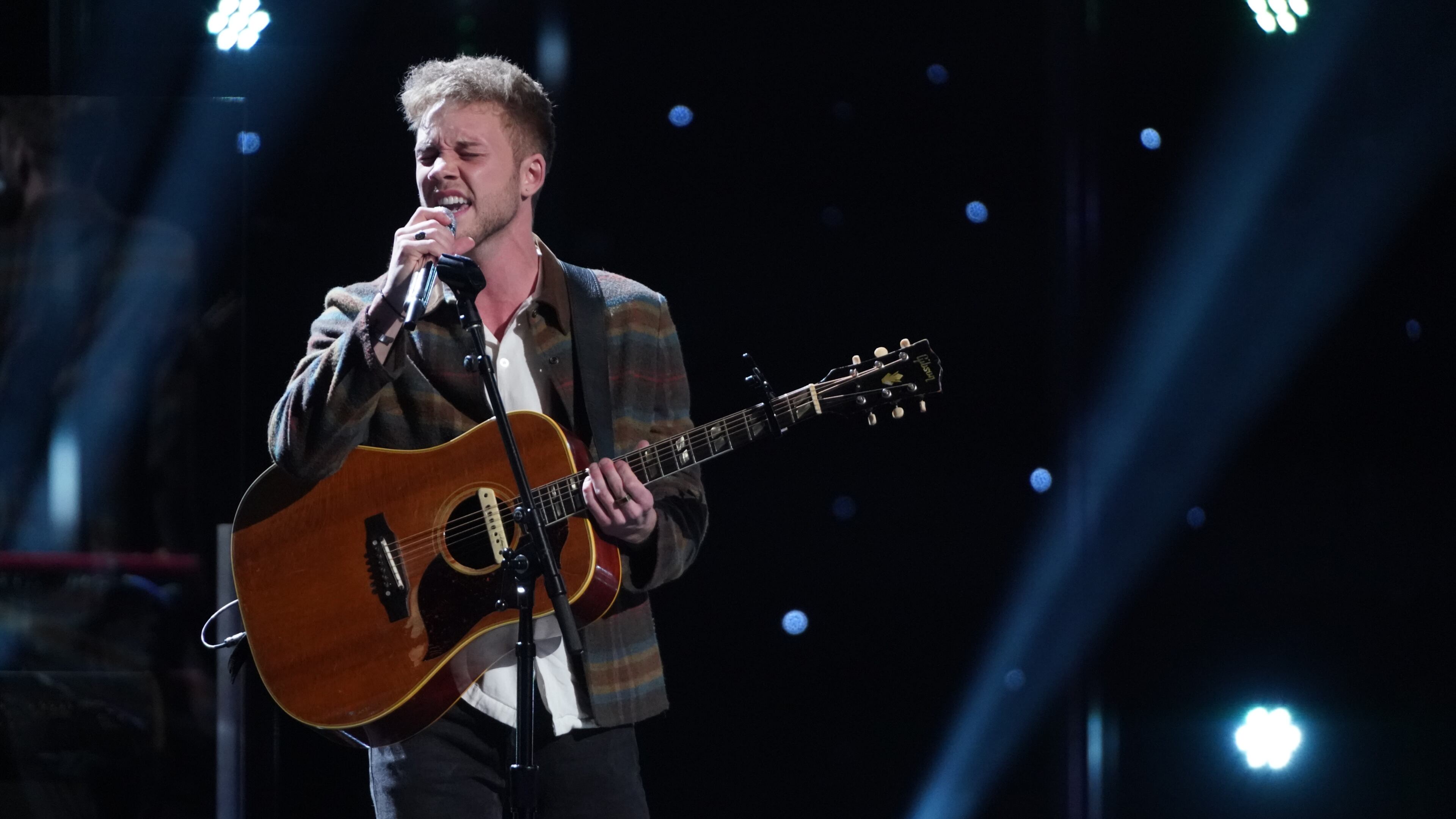 Hunter Metts makes the top 24 on the "American Idol" episode that aired on ABC March 29, 2021. ABC/Eric McCandless)