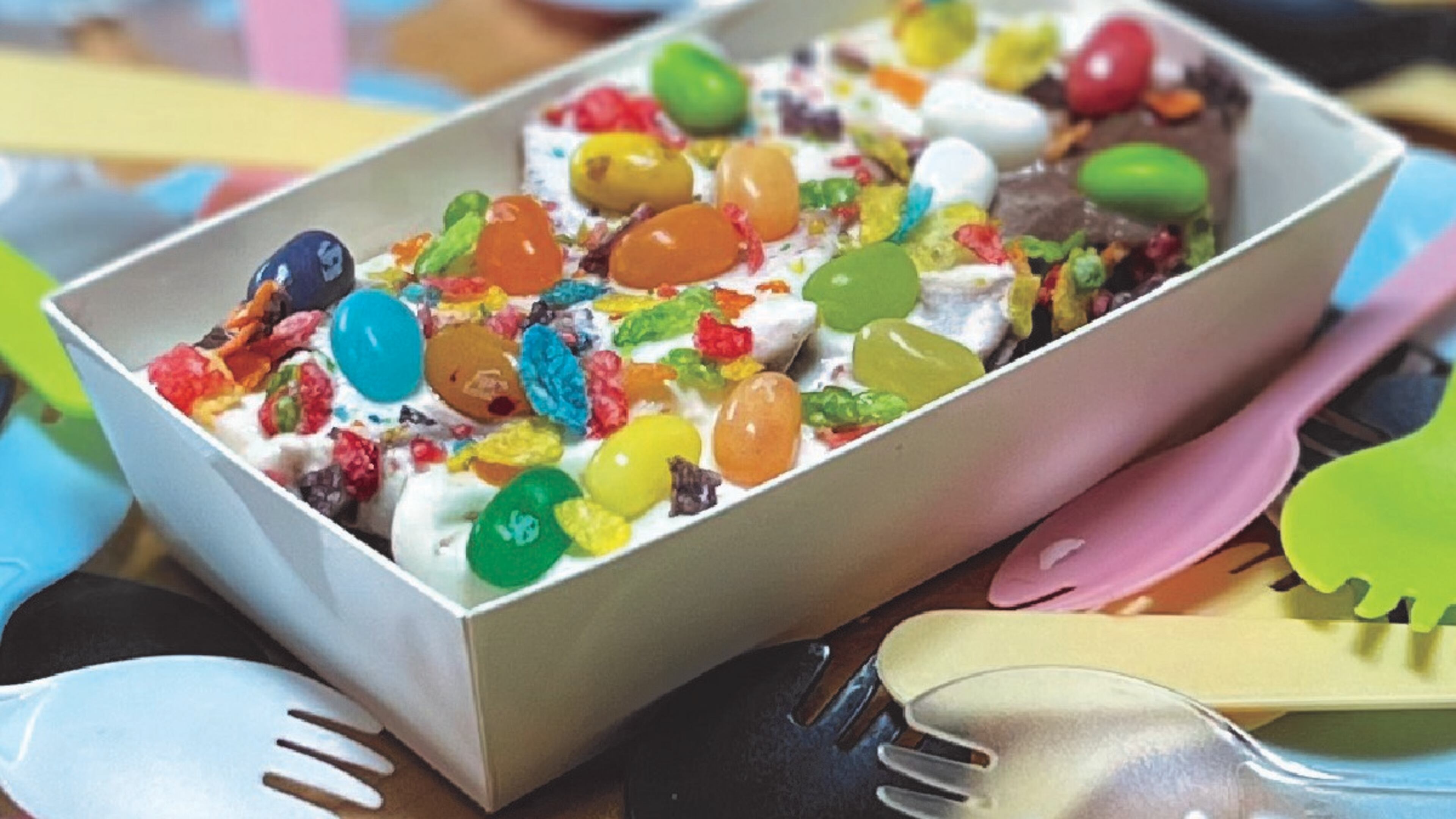 The Tropical Swirl from Brisk in the Olive + Pine food hall. / Courtesy of Olive + Pine