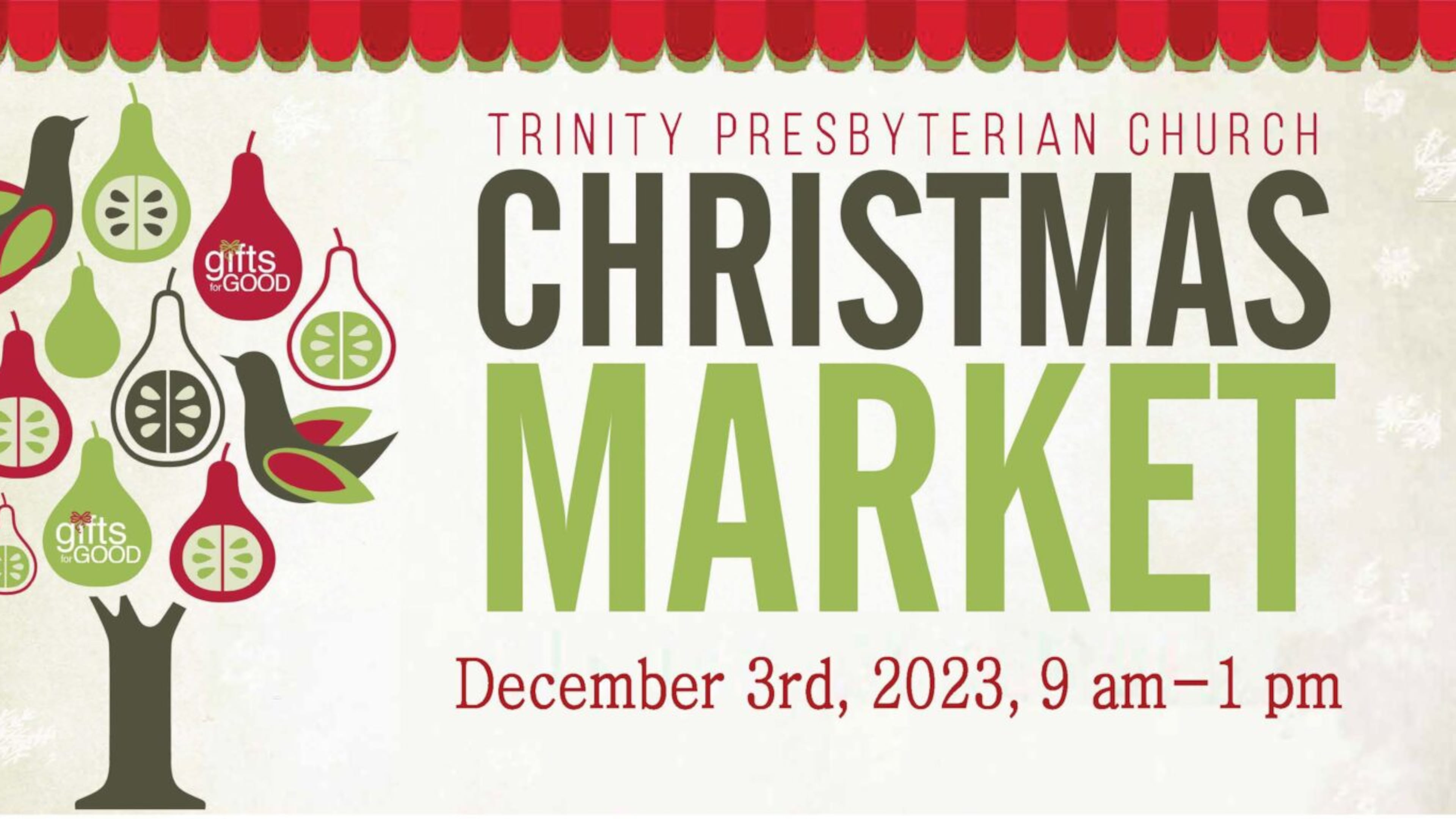 To help mission partners in Cuba, Haiti and metro Atlanta, the Christmas Market of Trinity Presbyterian Church will be from 9 a.m. to 1 p.m. Dec. 3 in Williams Hall, 3003 Howell Mill Road, Atlanta. (Courtesy of Trinity Presbyterian Church)