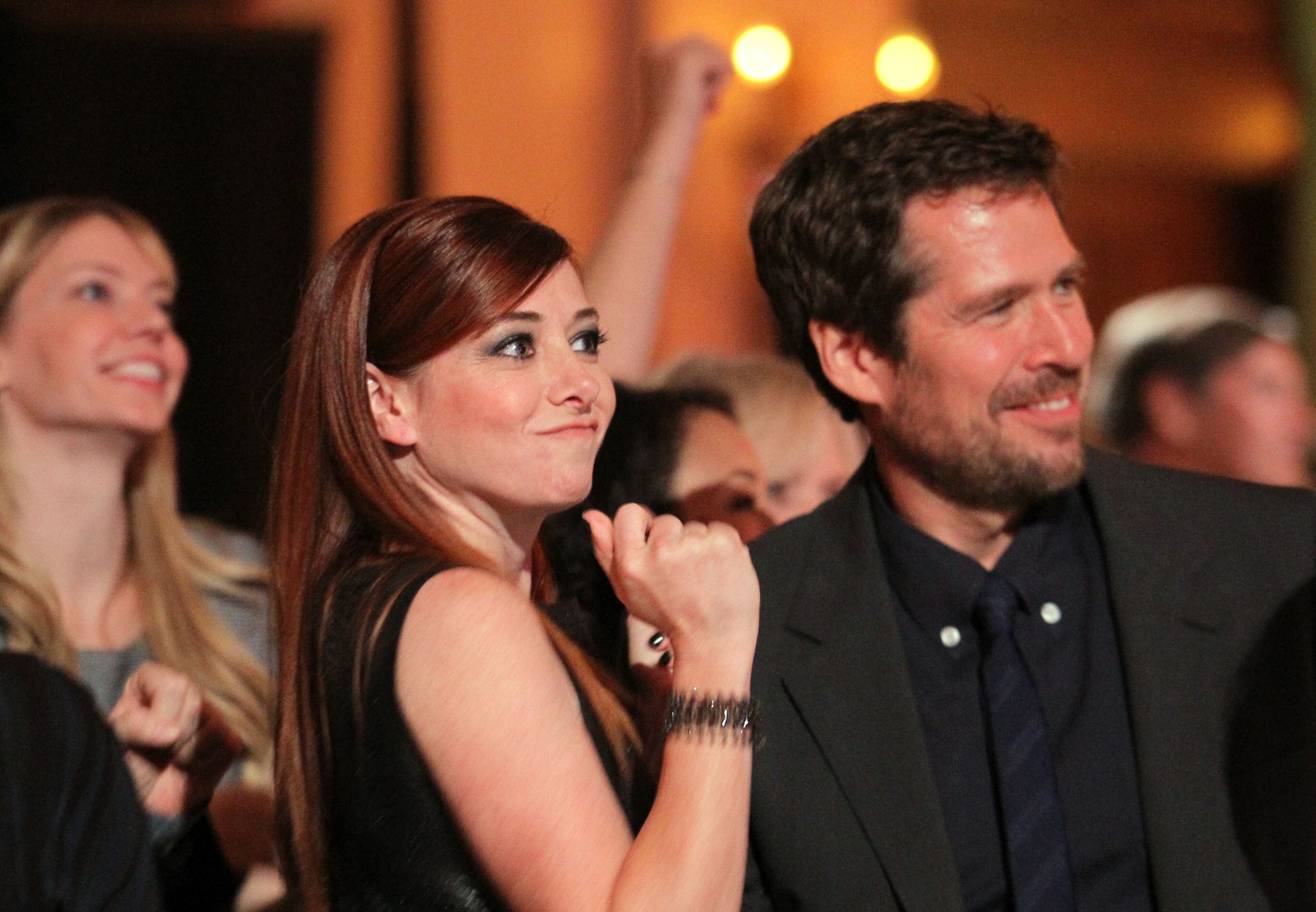 LOS ANGELES, CA - NOVEMBER 04: Actors Alyson Hannigan and Alexis Denisof attend Equality Now presents "Make Equality Reality" at Montage Hotel on November 4, 2013 in Los Angeles, California. (Photo by Mike Windle/Getty Images for Equality Now)