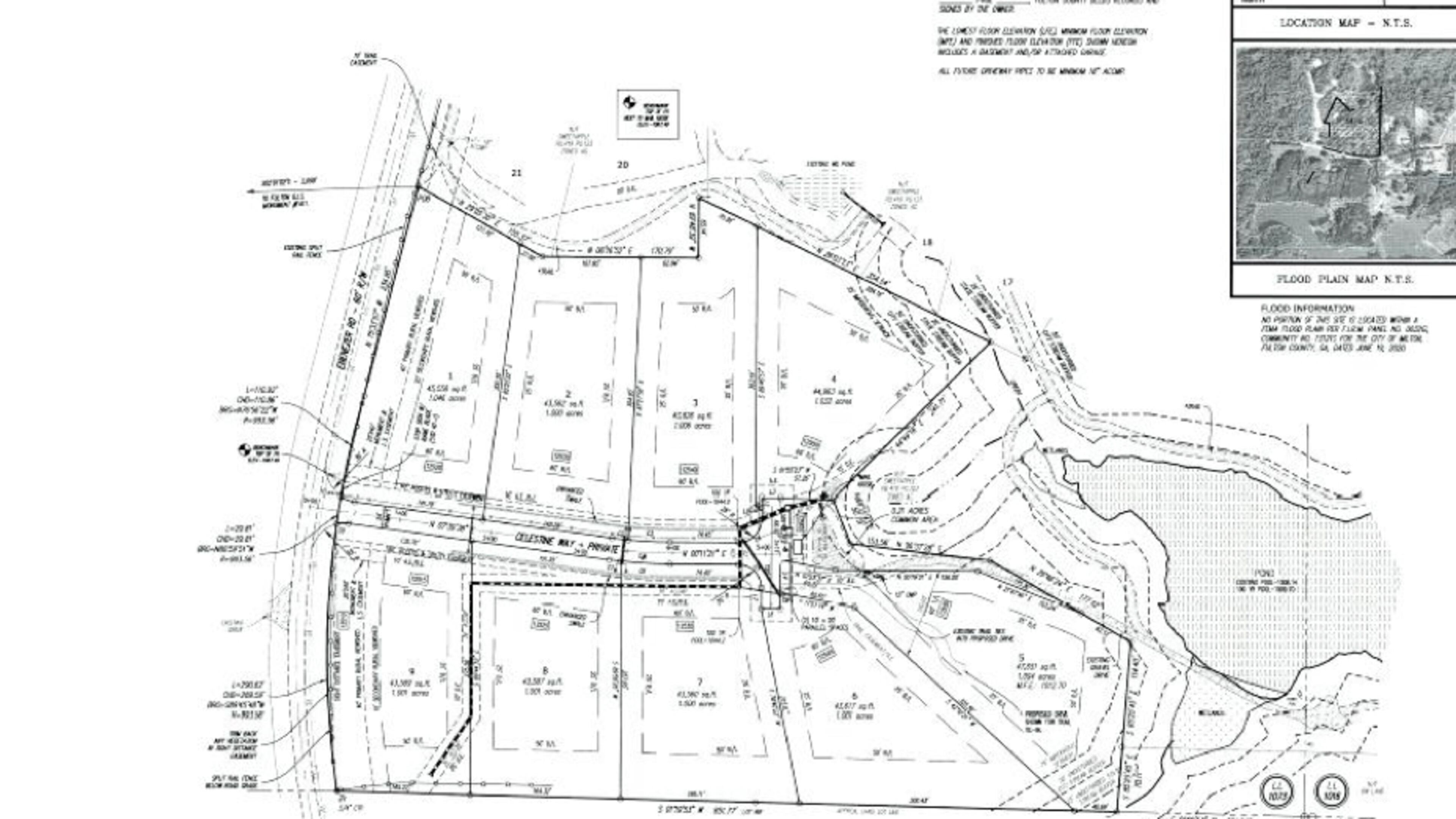 Milton has approved the final plat for what is being called The Grove at Sweetapple subdivision on Ebenezer Road. (Courtesy CIty of Milton)