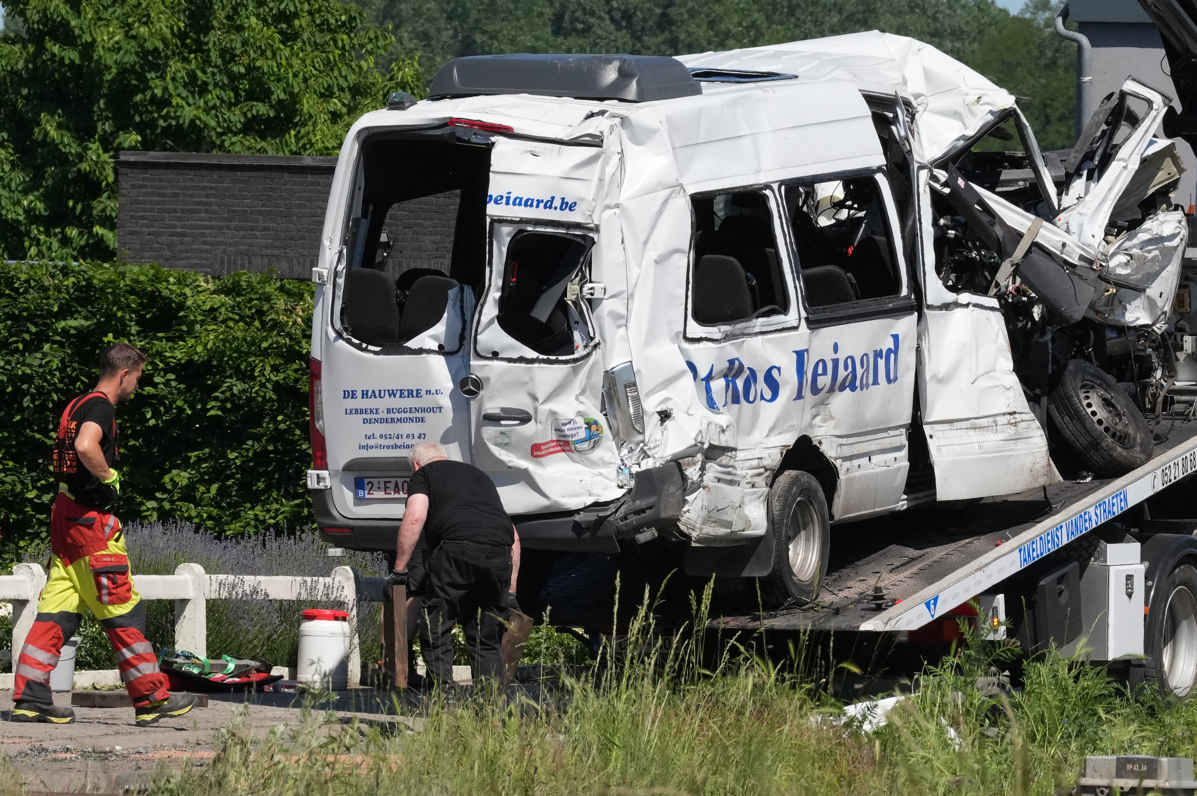 APTOPIX Belgium Train Collision