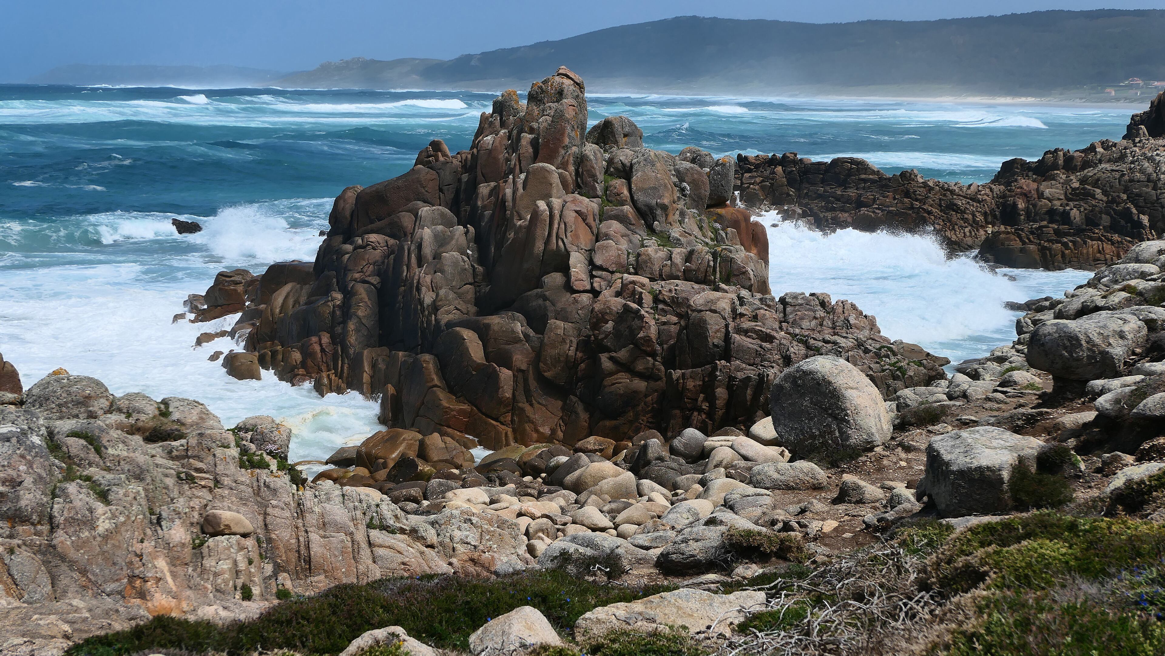 When the trail neared the coast, we marveled at the power of the Atlantic Ocean's waves as they crashing against the rocky outcrops. (Doug Hansen/San Diego Union-Tribune/TNS)