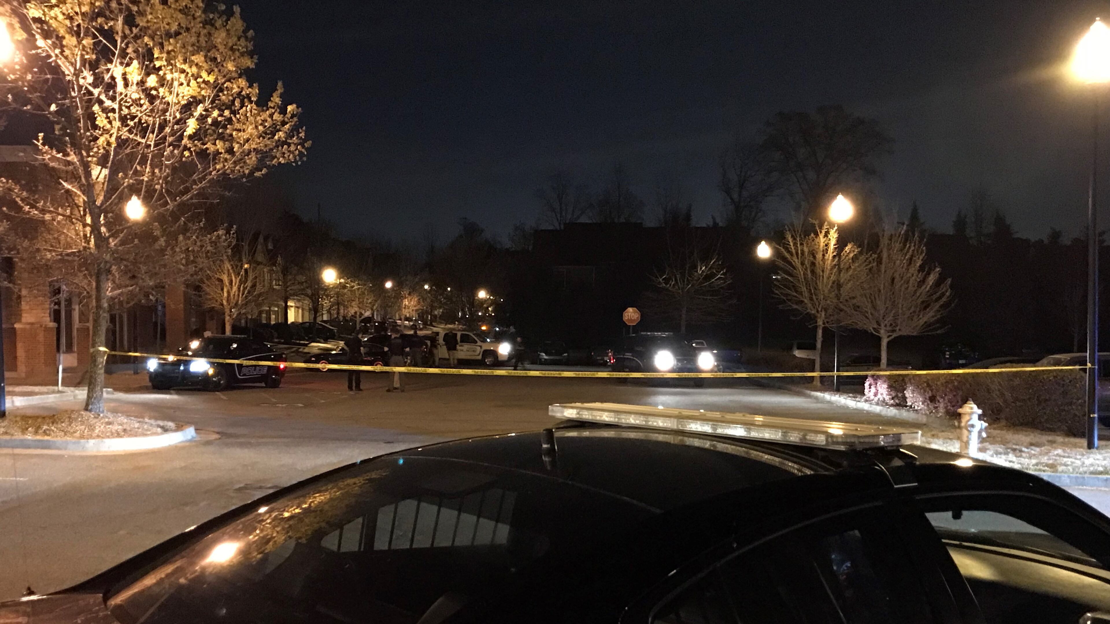 A man was found shot in his truck near North Cobb High School, Acworth police said.