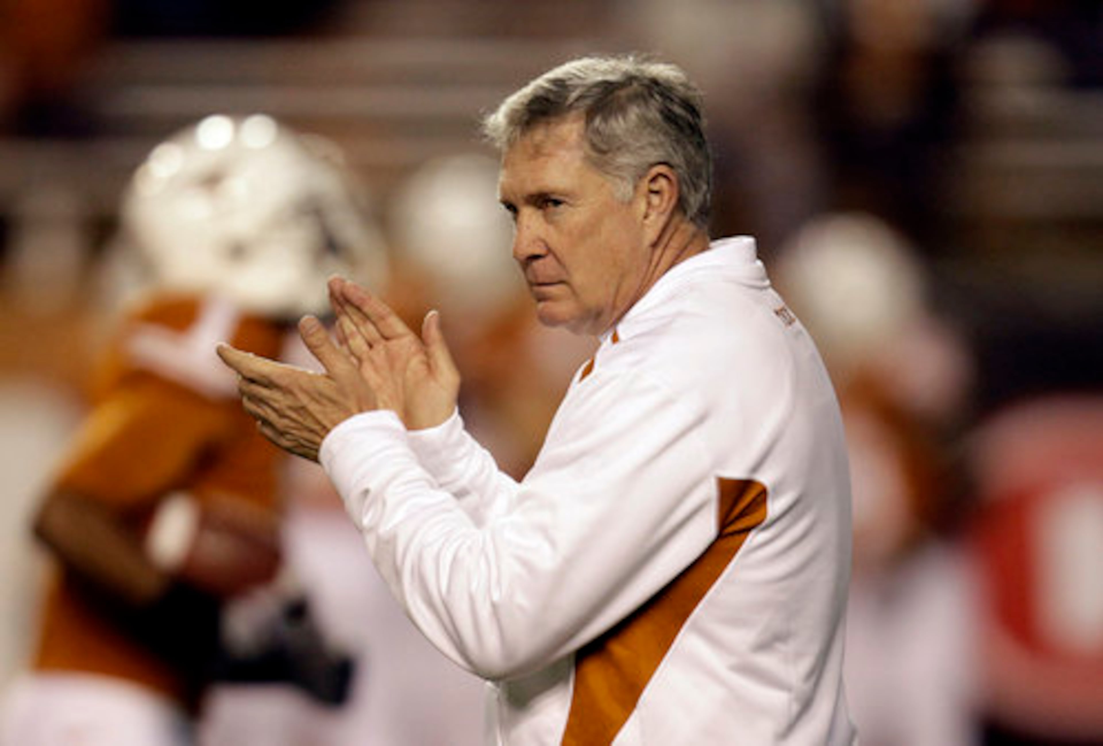 Mack Brown, Texas, 13 seasons (227-113-1): The only coach in Texas history to have more than 200 wins. Brown lead the Longhorns to a BCS Championship in 2005. He is currently negotiating a contract extension that would keep him at Texas until 2020.