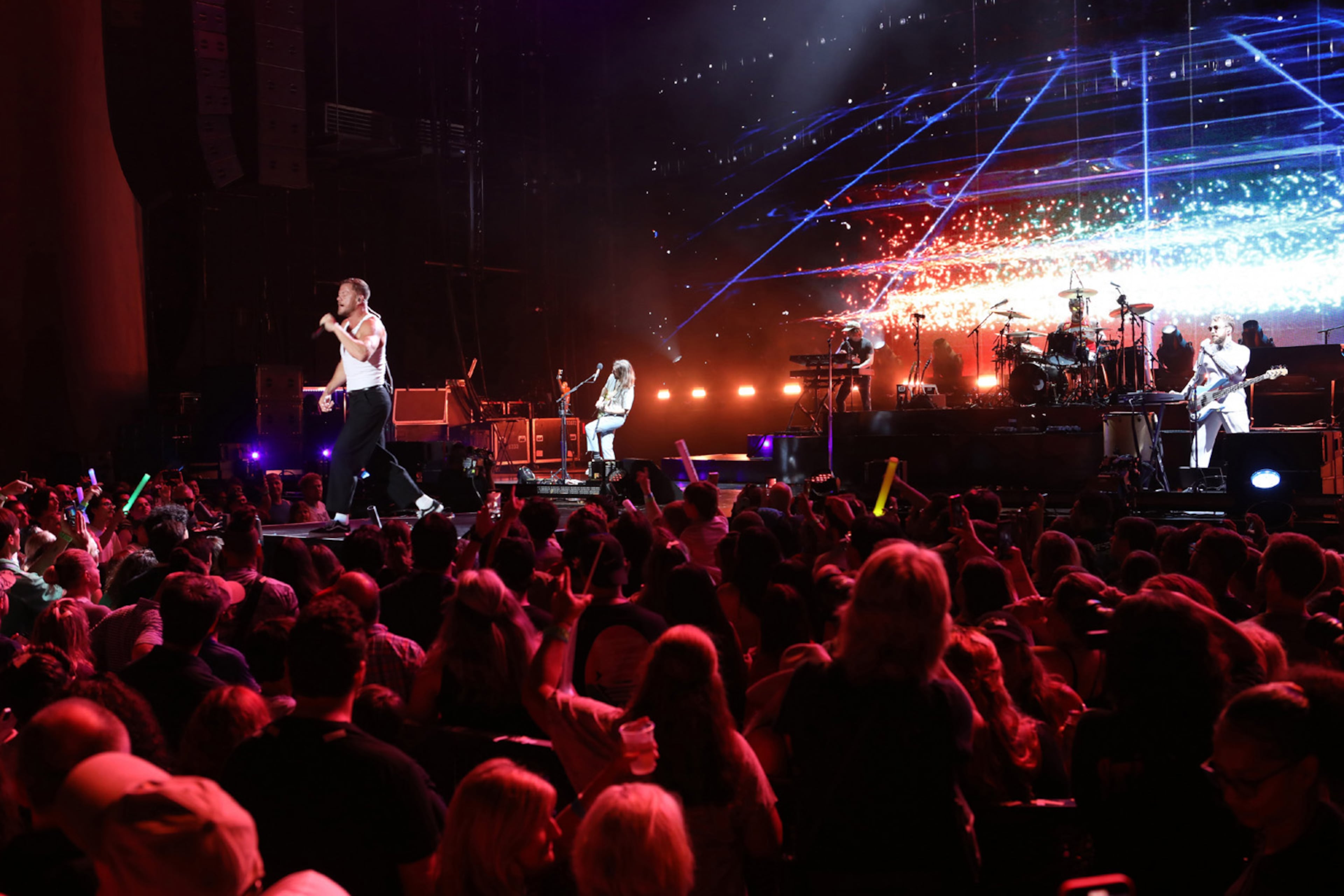 -- Imagine Dragons play "Believer"
Imagine Dragons rocked Lakewood Amphitheatre on Tuesday, August 30, 2022 on their Mercury Tour. Macklemore opened the show.
Robb Cohen for the Atlanta Journal-Constitution