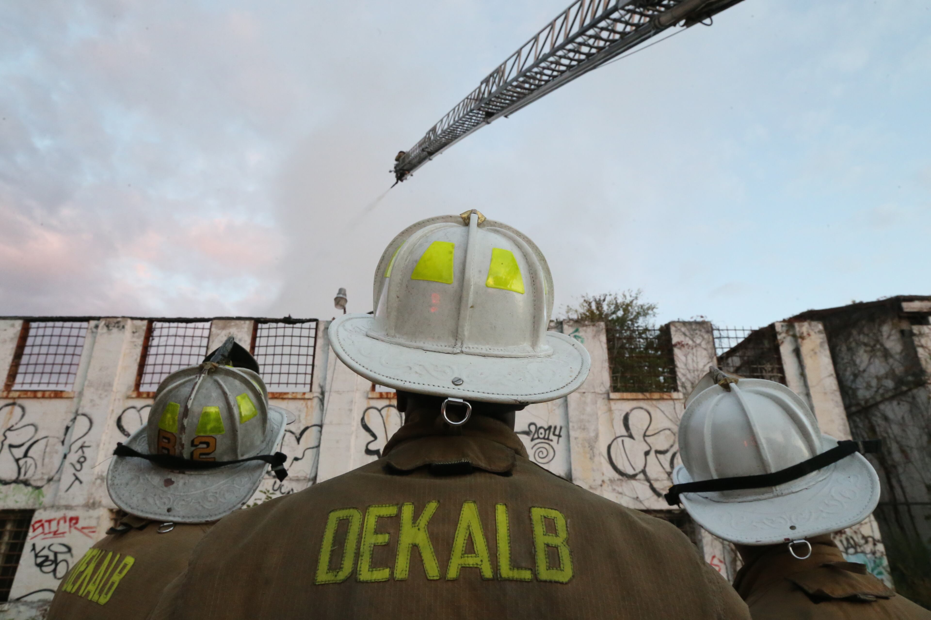 DeKalb firefighters were on the scene of a fire at the old Atlanta Prison Farm early Friday, Oct. 31, 2014. The cause of the fire may be vagrants camping in the abandoned structure at 1407 Key Rd. said DeKalb fire Capt. Eric Jackson.