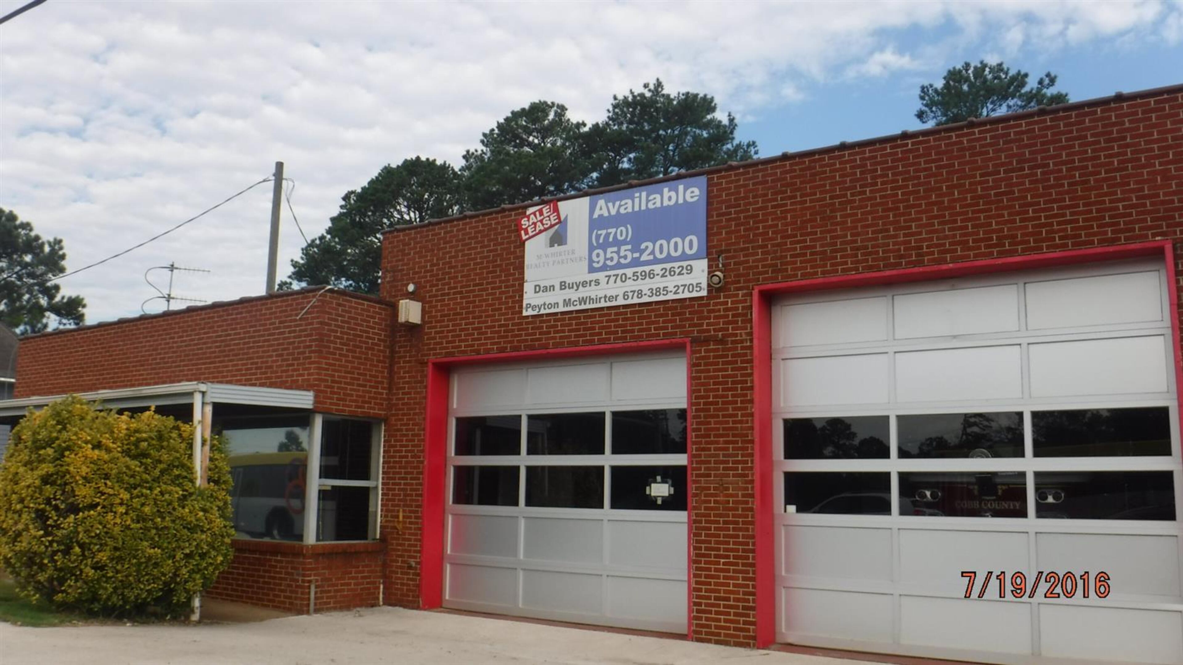 The former Cobb County Fire Station at 2370 Austell Road is for sale. (Photo: Cobb County Tax Assessor's website)