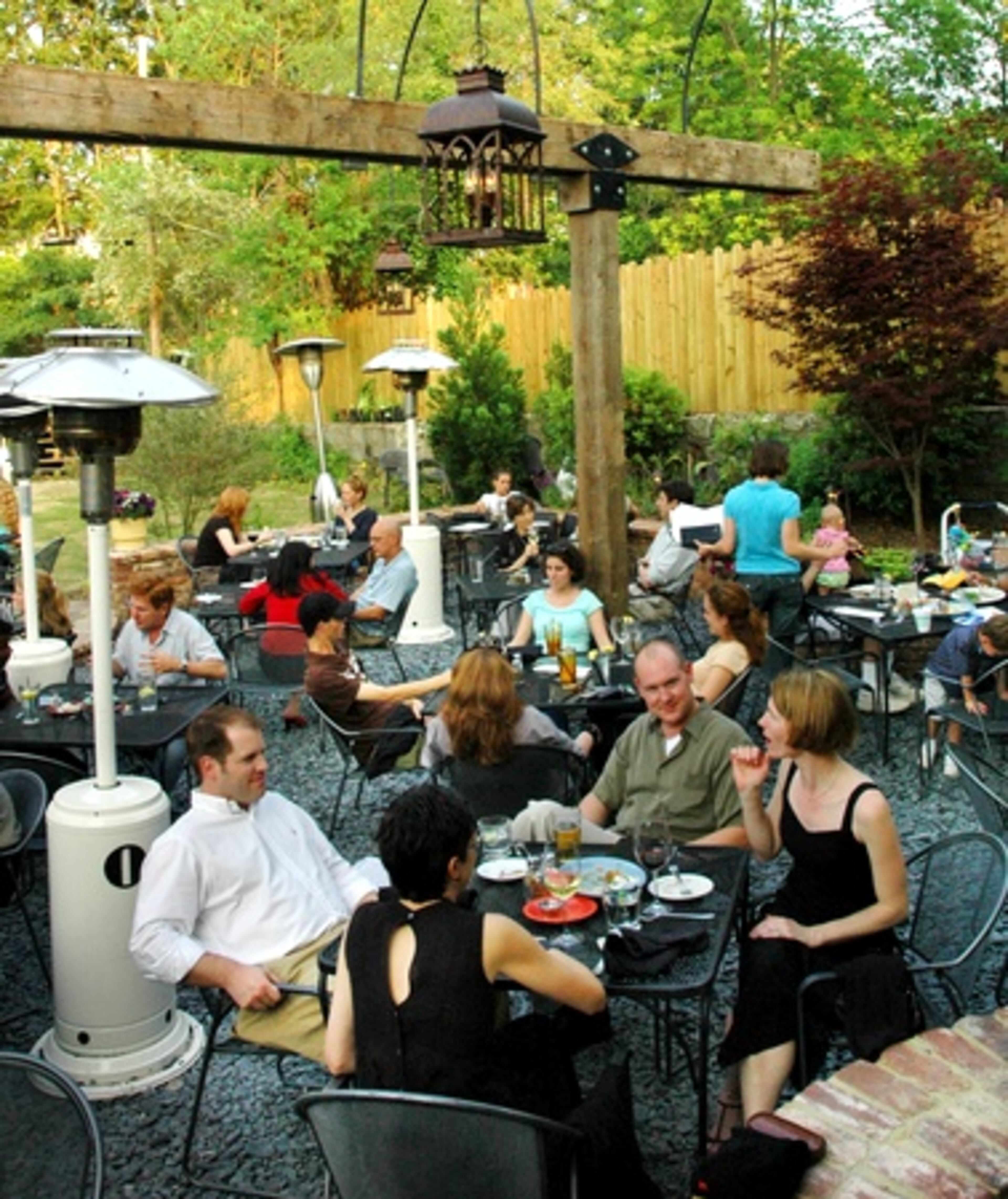 TREAT YOURSELF to a romantic atmosphere at Wahoo! A Decatur Grill. The patio is also a great location for Sunday jazz brunch.