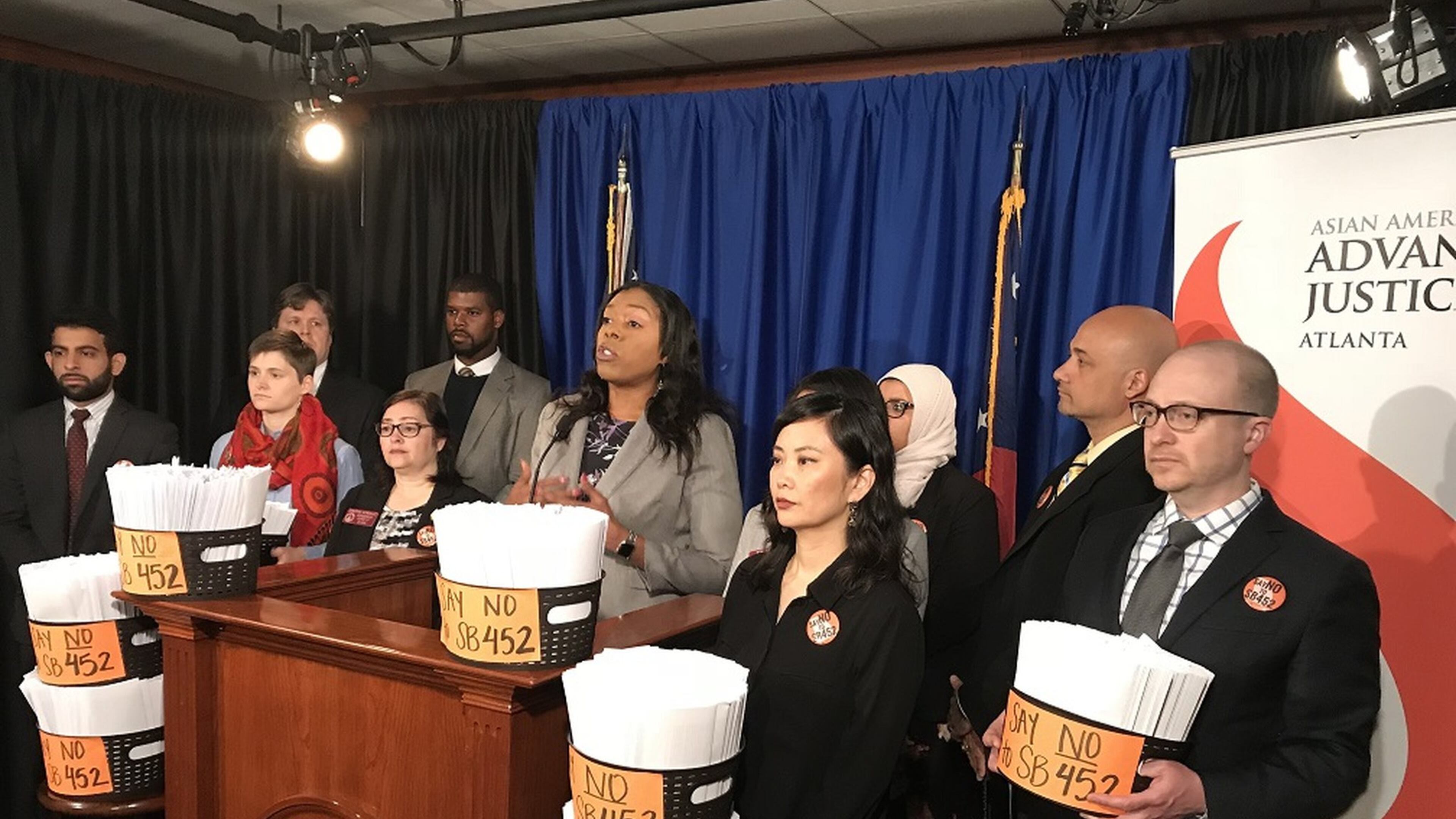 Critics of an immigration enforcement bill backed by Lt. Gov. Casey Cagle — Senate Bill 452 — have sent an open letter to Facebook and Amazon, ratcheting up their opposition to the legislation as both companies consider expanding in Georgia. JEREMY REDMON/jredmon@ajc.com