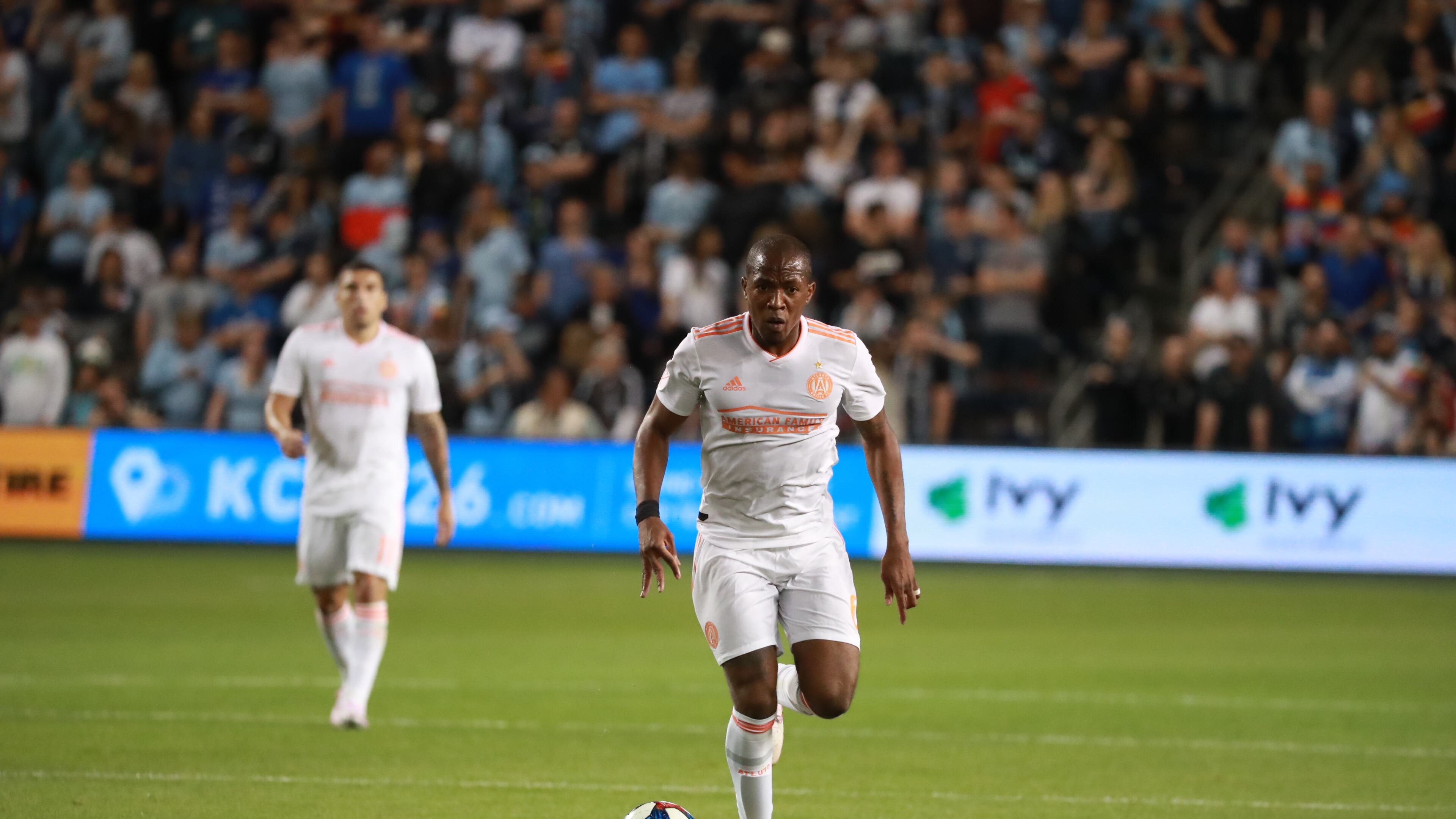 Atlanta United and Sporting KC played on Sunday at Children's Mercy Park in Kansas City, Kan. (Atlanta United)