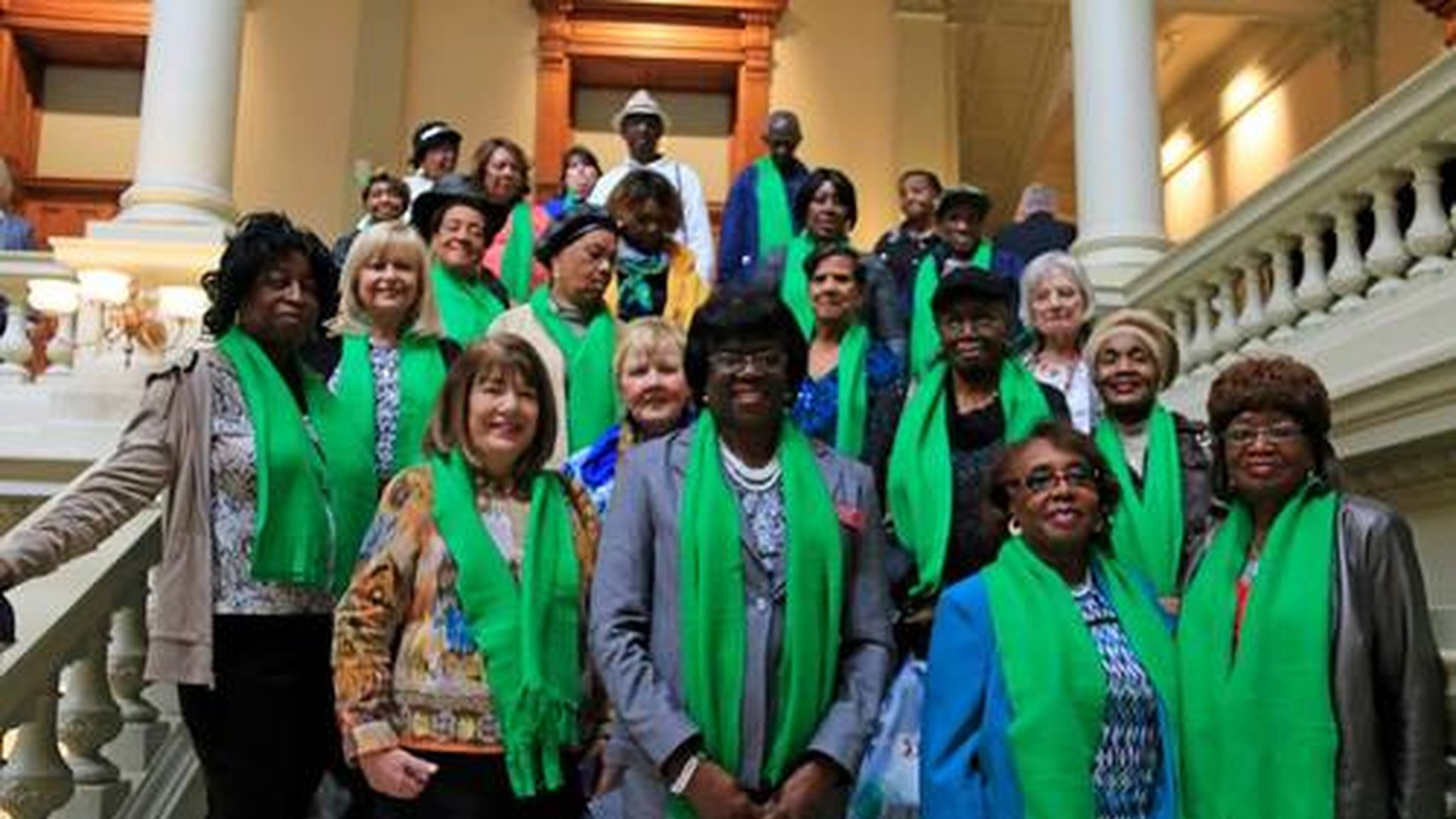 The Georgia Council on Aging’s annual Senior Week at the Capitol will take place on Feb. 7-8 this year. Attendees will visit their legislators and speak with them about legislative priorities. Pictured here: The 2017 event, which had more than 400 participants. (Photos contributed by the Georgia Council on Aging)