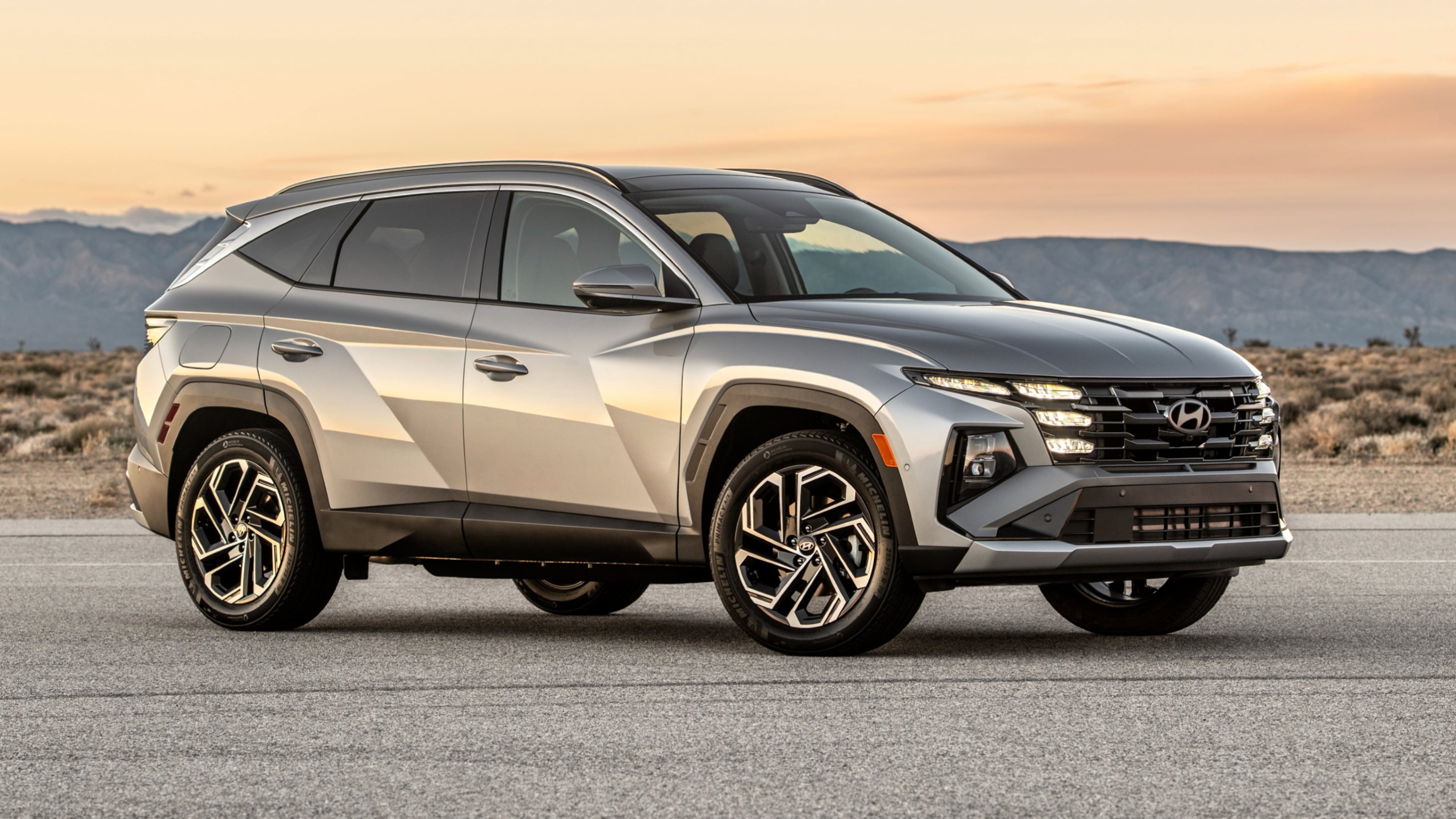 This photo provided by Hyundai shows the the plug-in hybrid 2026 Hyundai Tucson. (Hyundai via AP)