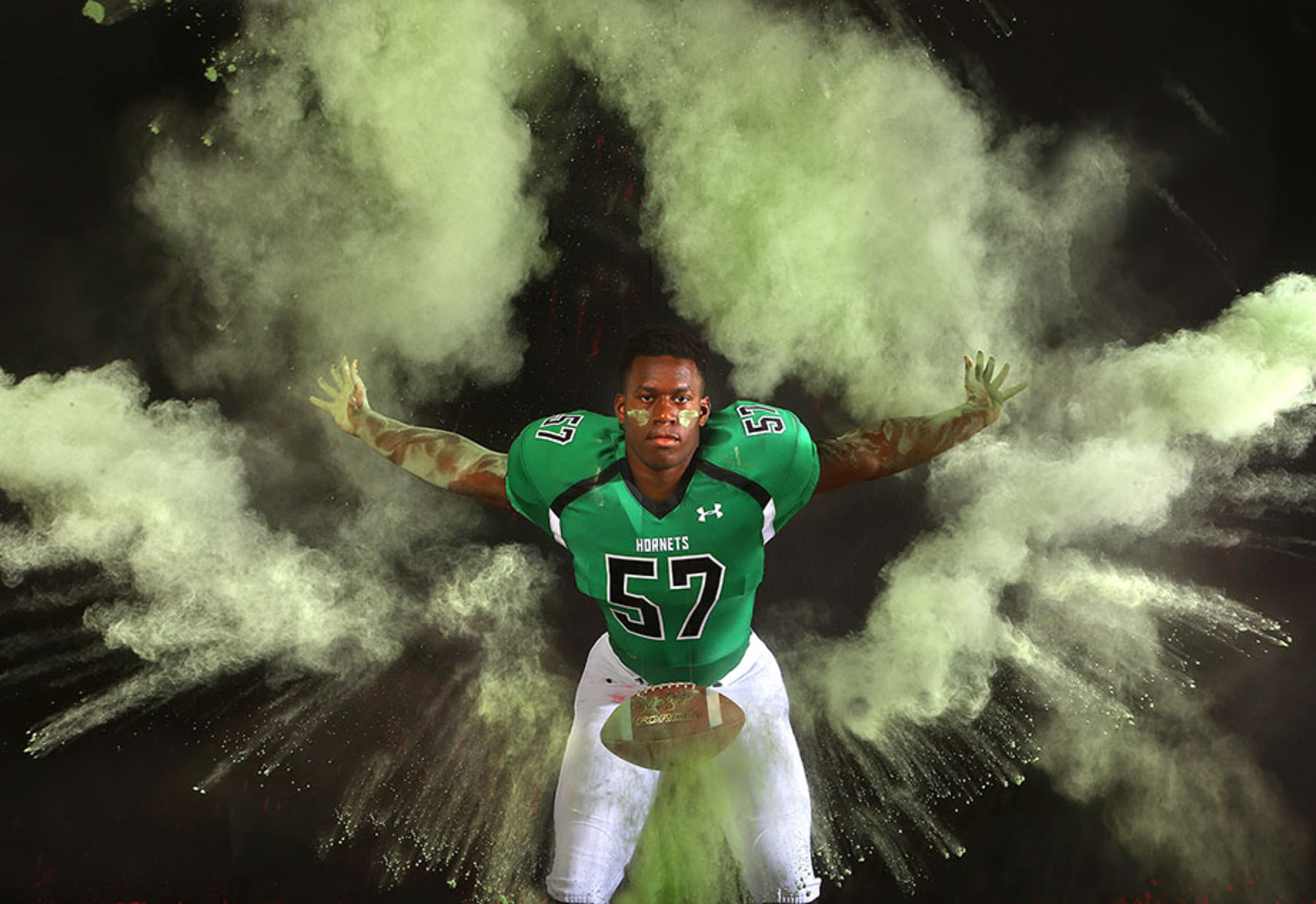 Roswell High School linebacker Tre Lamar. Lamar is one six who are the first AJC Super 11 selection from their schools. For the first time in 31 years, there are no Middle Georgia players on the AJC Super 11. | AJC Super 11 facts & figures