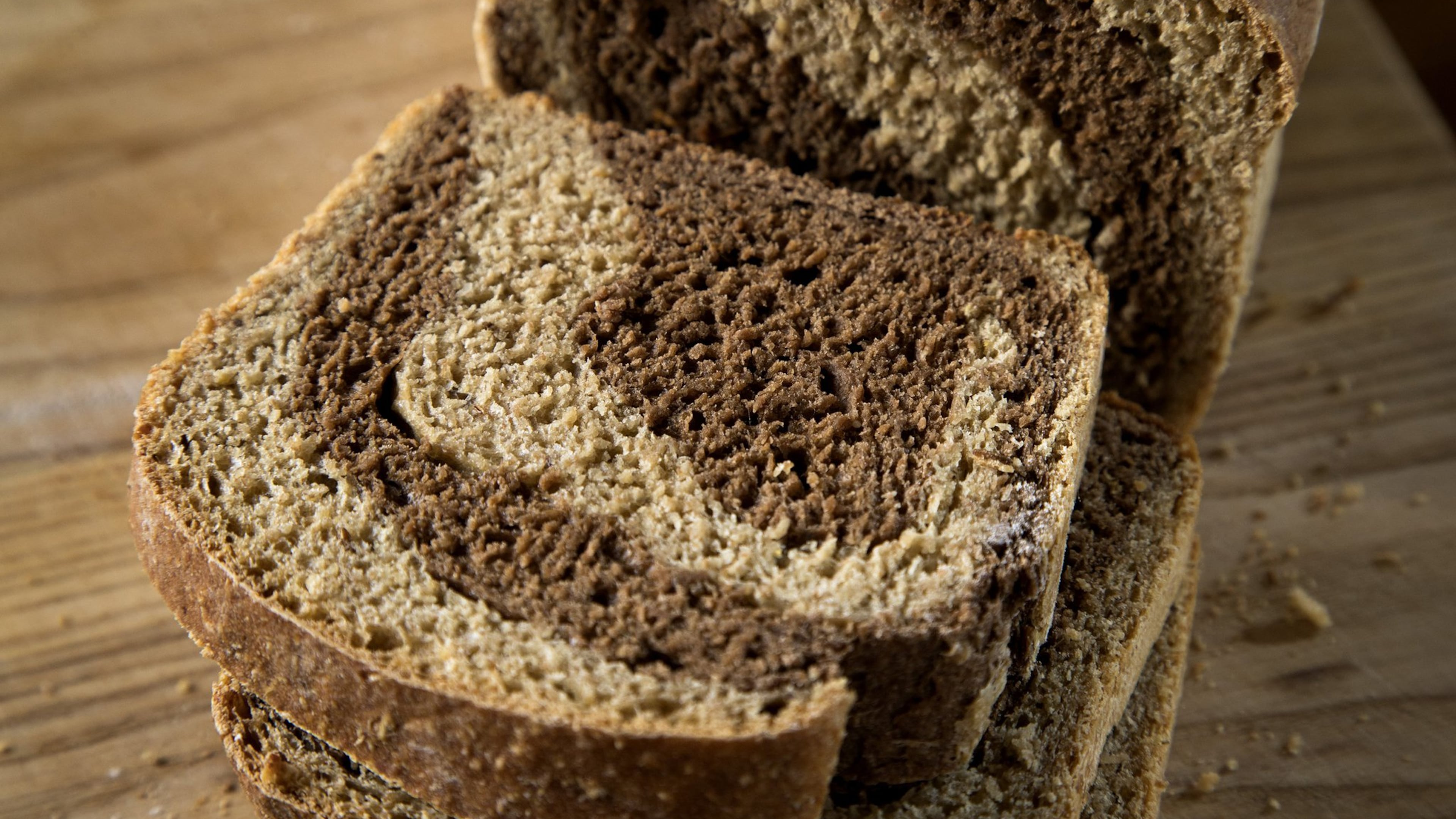 Cocoa powder is used to make the darker dough for marble rye. (Jerry Holt/Minneapolis Star Tribune/TNS)