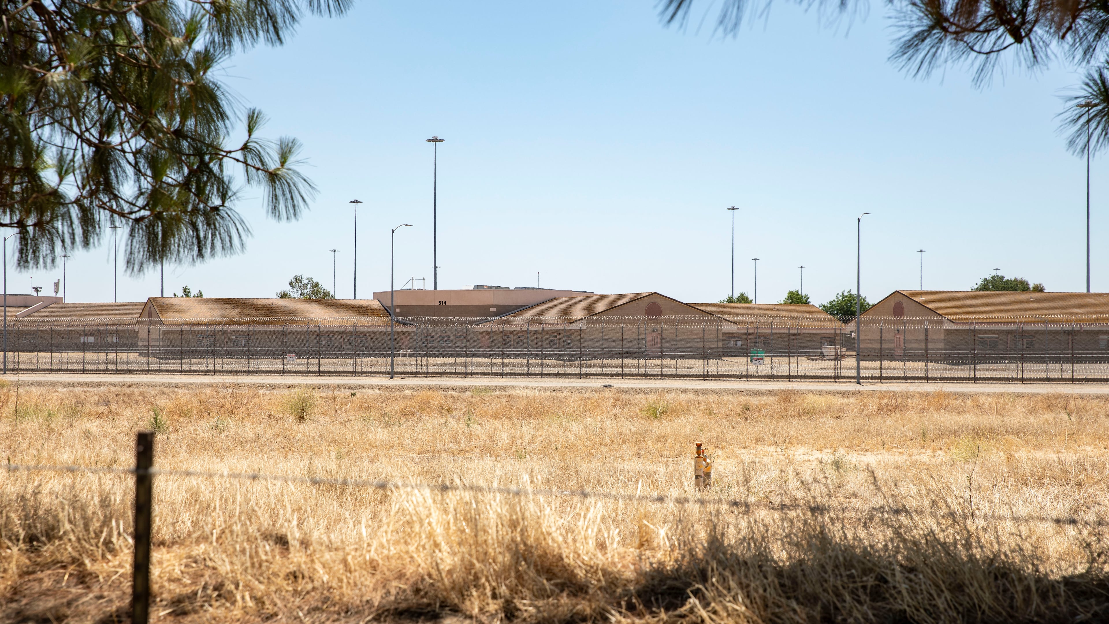 FILE - Exterior views of the Central California Women's Facility prison in Chowchilla, Calif., on June 25, 2026. (Dan Hernandez/San Francisco Chronicle via AP, file)