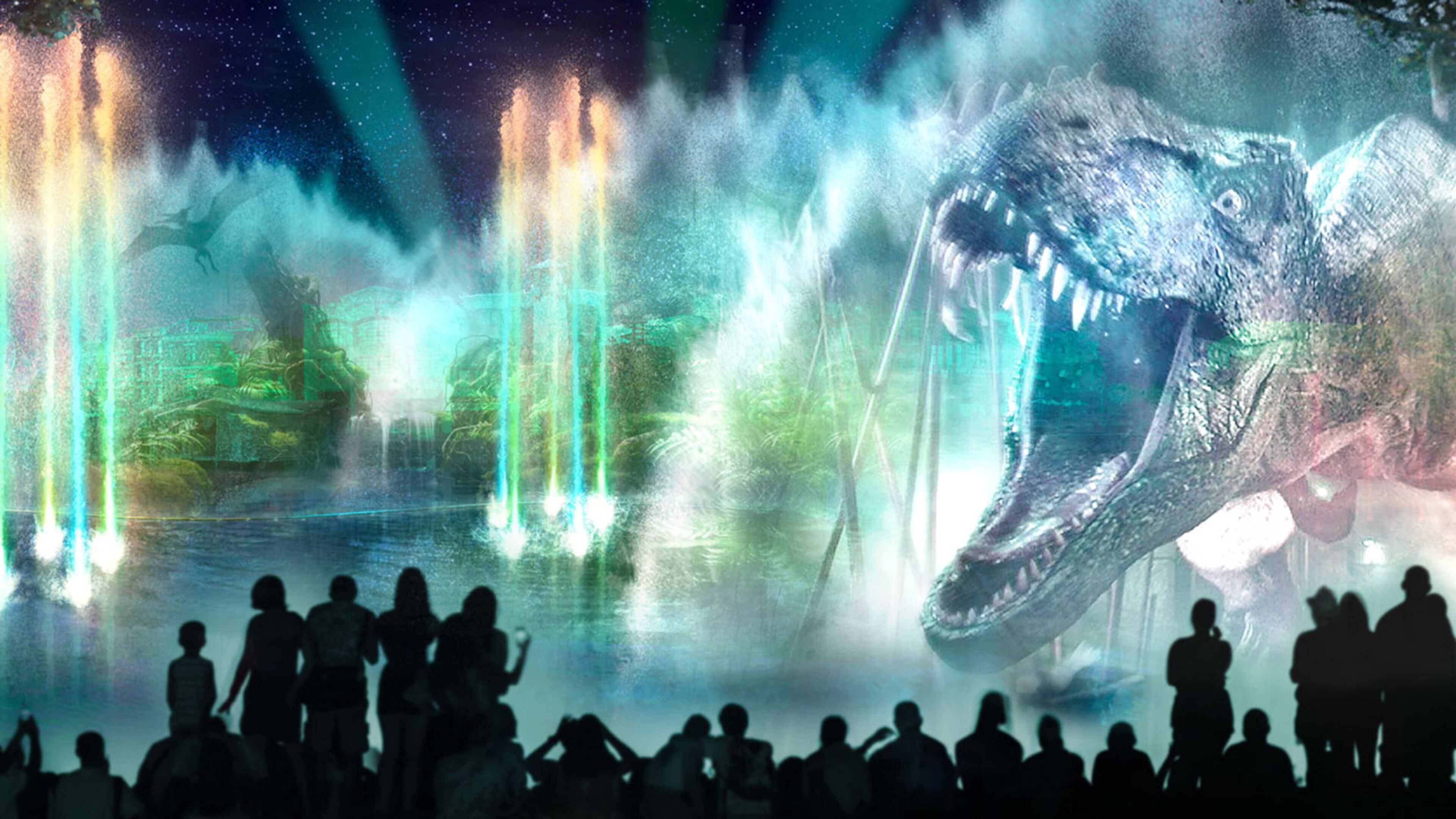 Universal Studios visitors will watch 'Cinematic Celebration' from a new standing area built in the theme park's Central Park area. The show debuts sometime this summer. (Universal Orlando)