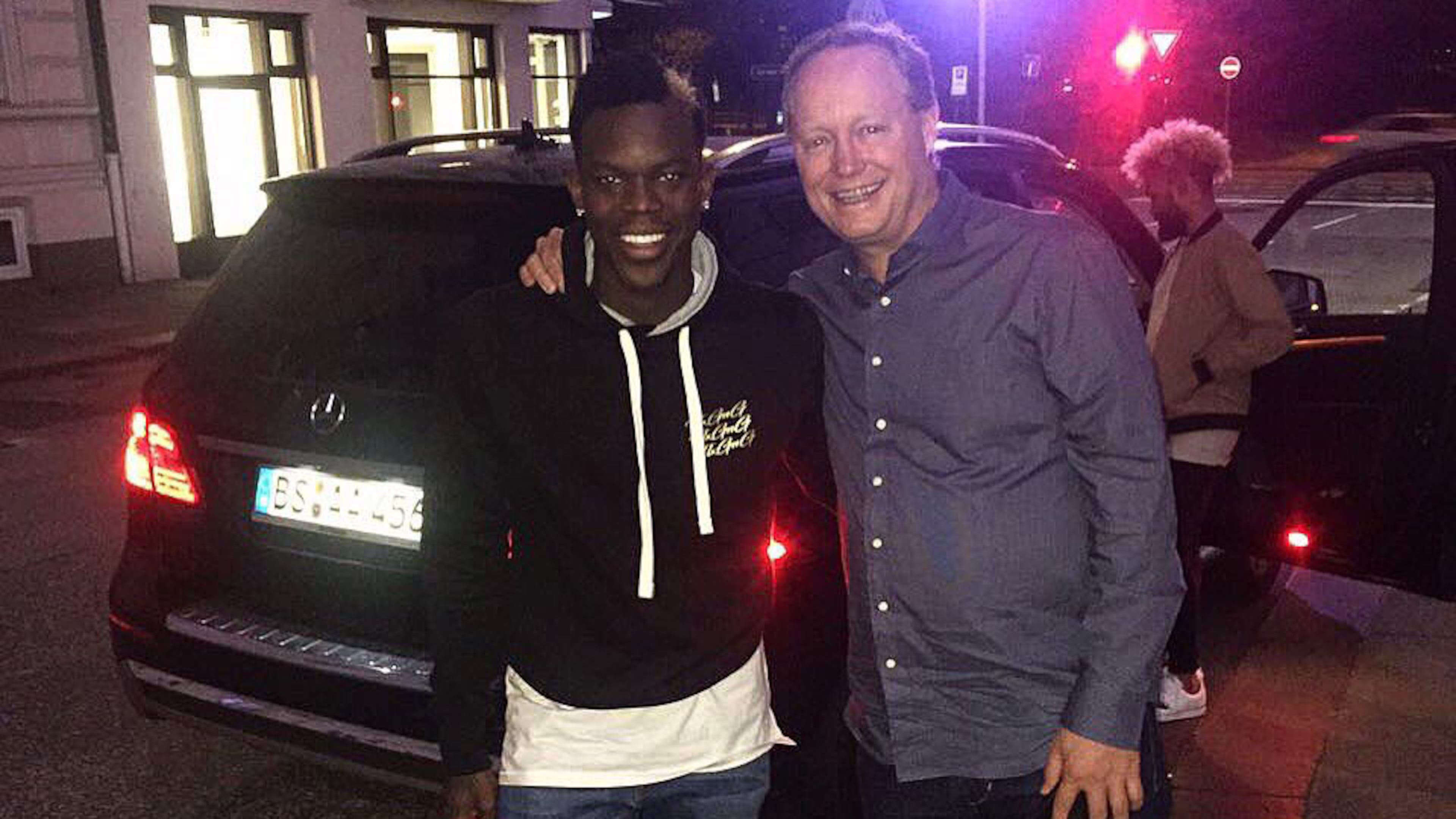 Hawks point guard Dennis Schroder posted this photo with coach Mike Budenholzer from Germany on Thursday.