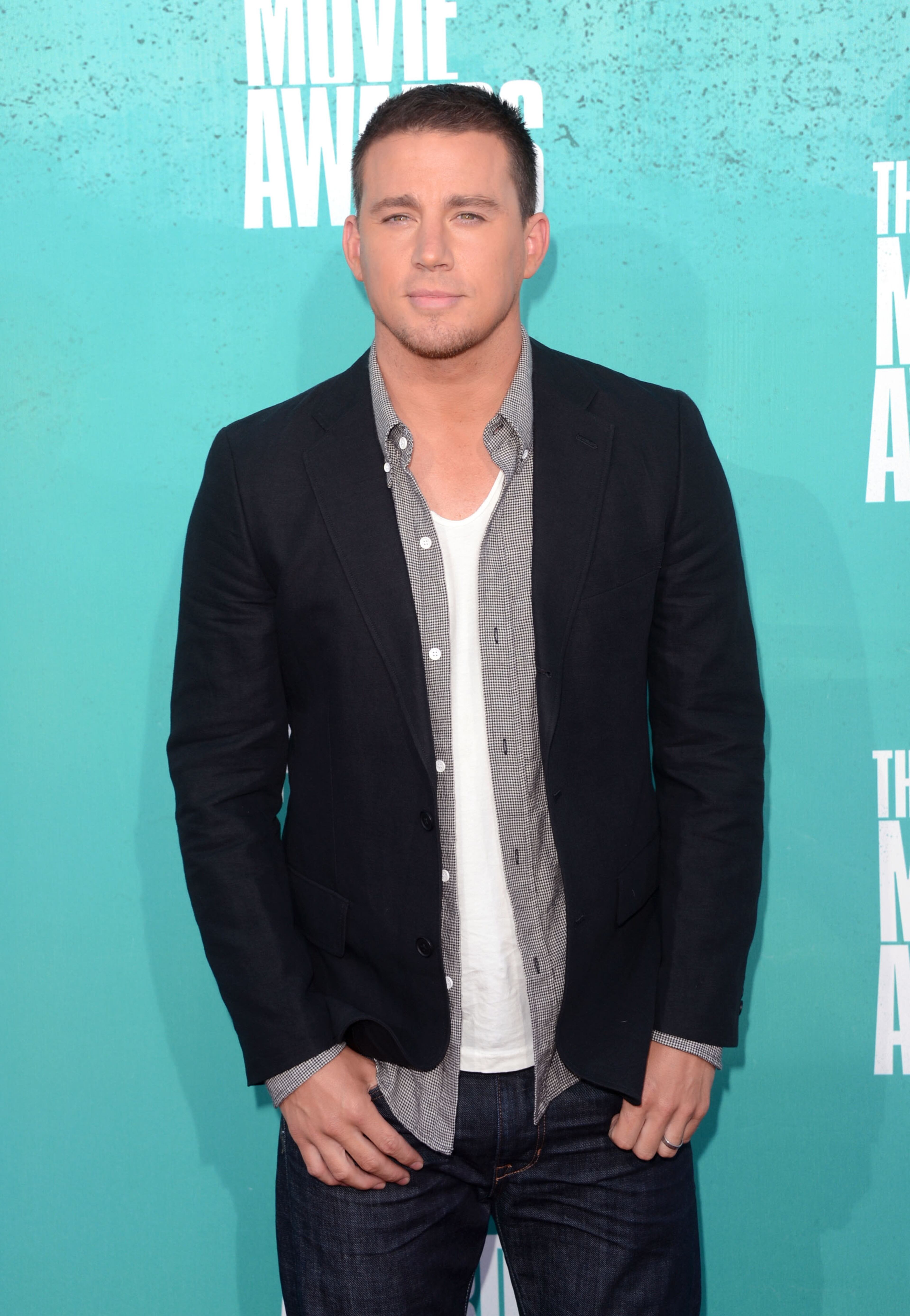 UNIVERSAL CITY, CA - JUNE 03: Actor Channing Tatum arrives at the 2012 MTV Movie Awards held at Gibson Amphitheatre on June 3, 2012 in Universal City, California. (Photo by Jason Merritt/Getty Images)
