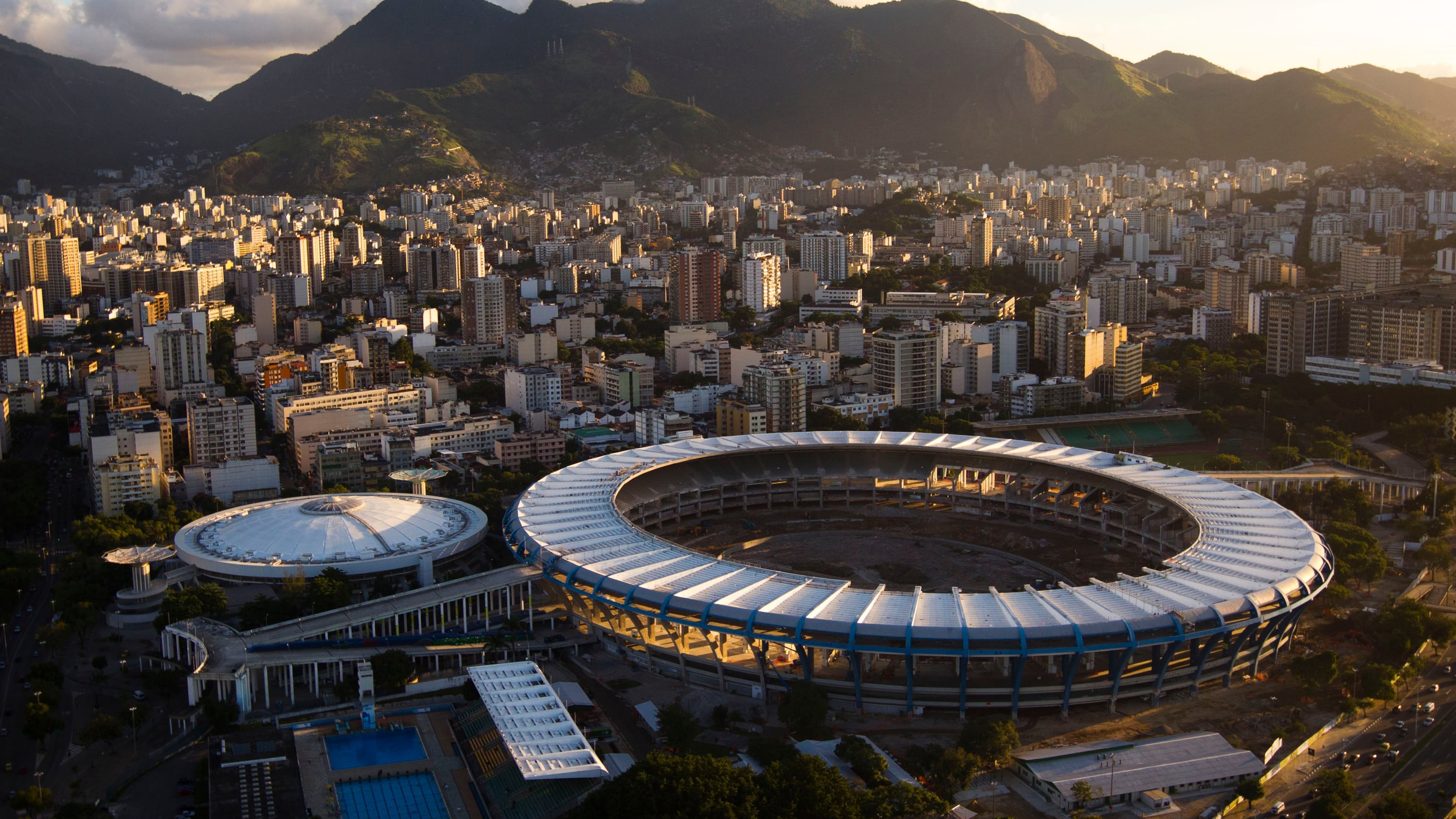 FILE - A general view of the Maracana stadium during its renovation ahead of the 2014 World Cup soccer tournament in Rio de Janeiro, Brazil, Monday, May 30, 2011. (AP Photo/Felipe Dana, File)