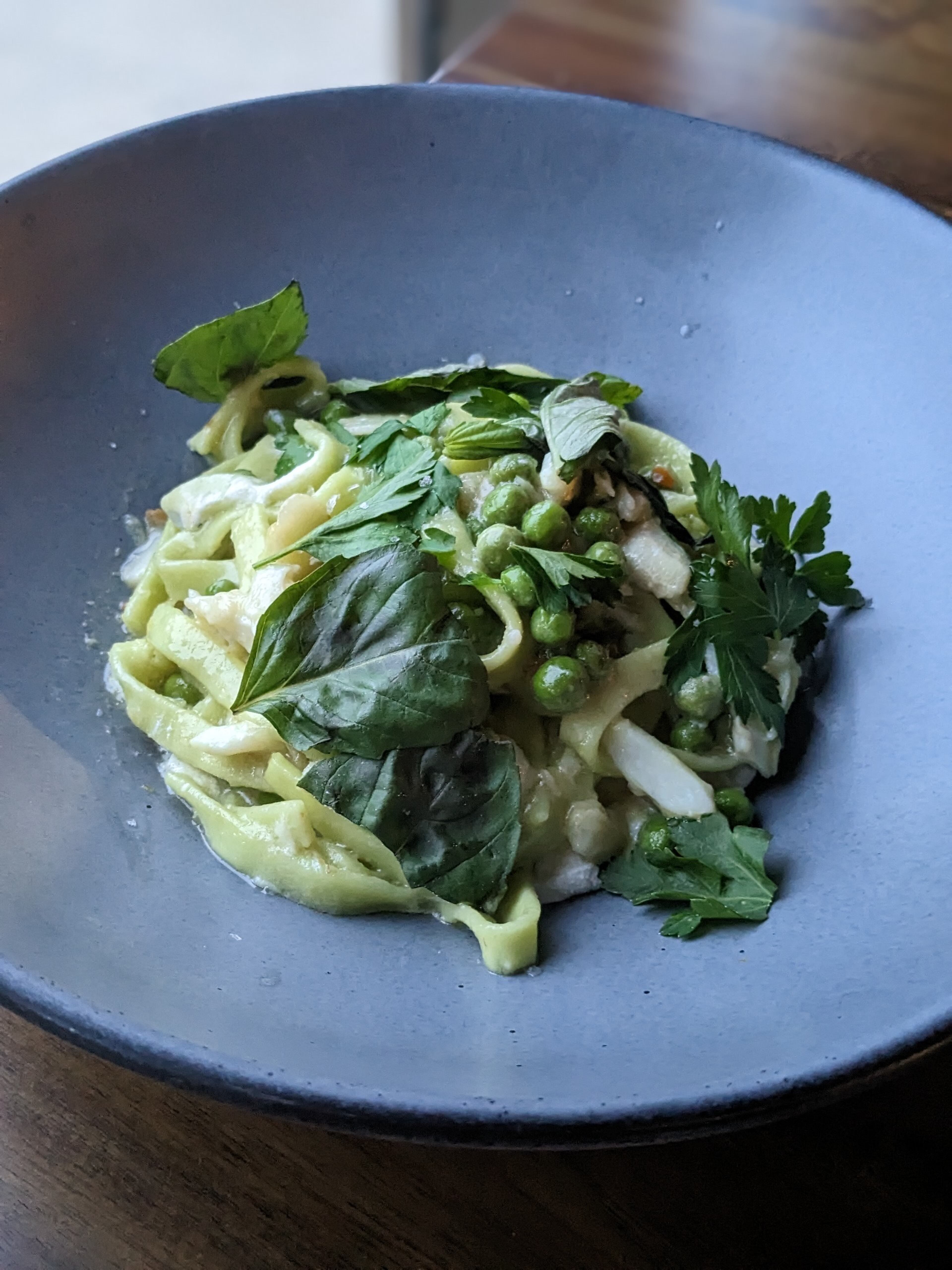 Alici touts itself as an oyster bar, but its house-made pasta, such as scialatelli, is expertly prepared. Courtesy of Paula Pontes