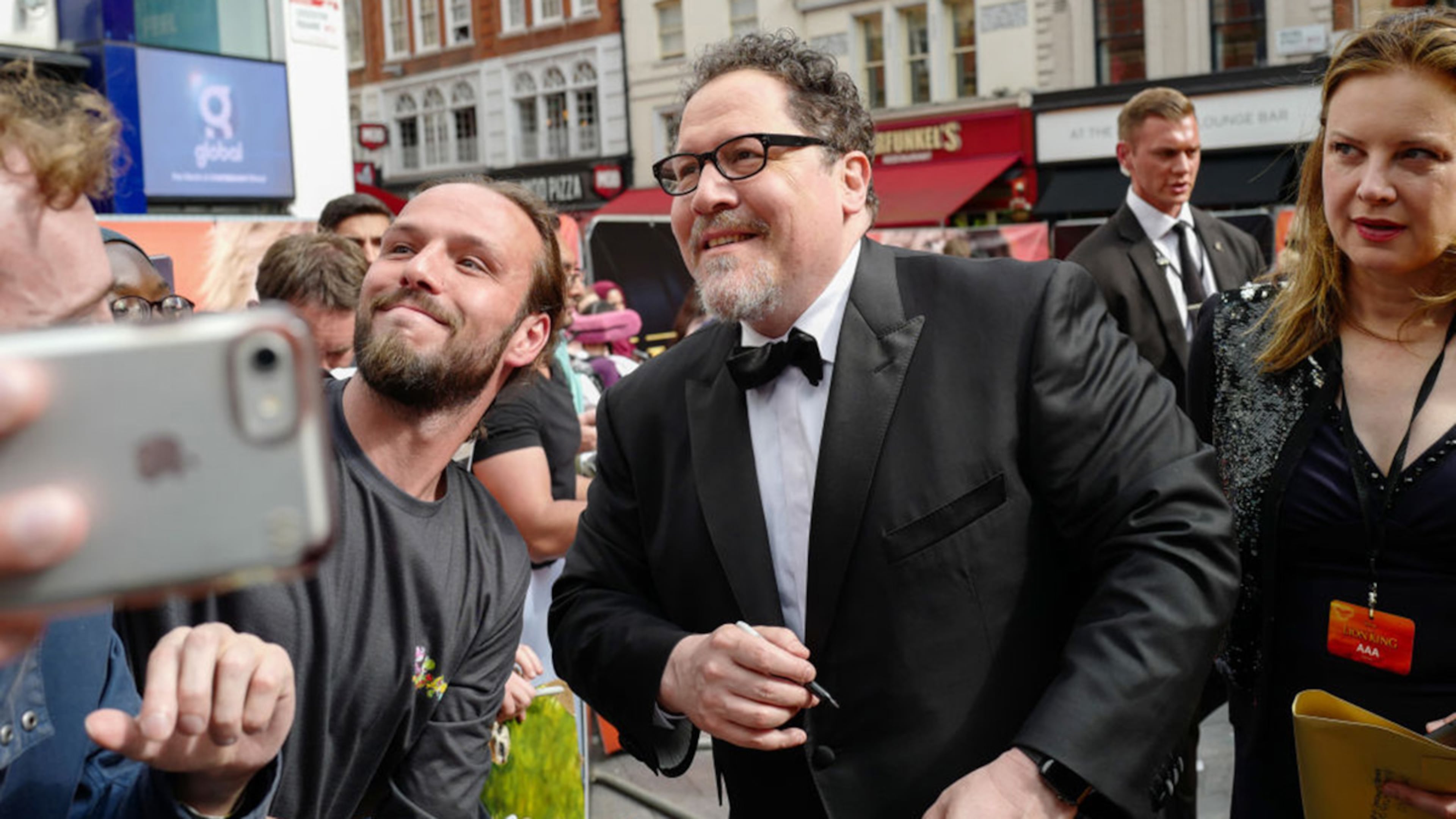 LONDON, ENGLAND - JULY 14: Jon Favreau attends the European Premiere of Disney's "The Lion King" at Odeon Luxe Leicester Square on July 14, 2019 in London, England. (Photo by Gareth Cattermole/Getty Images for Disney)