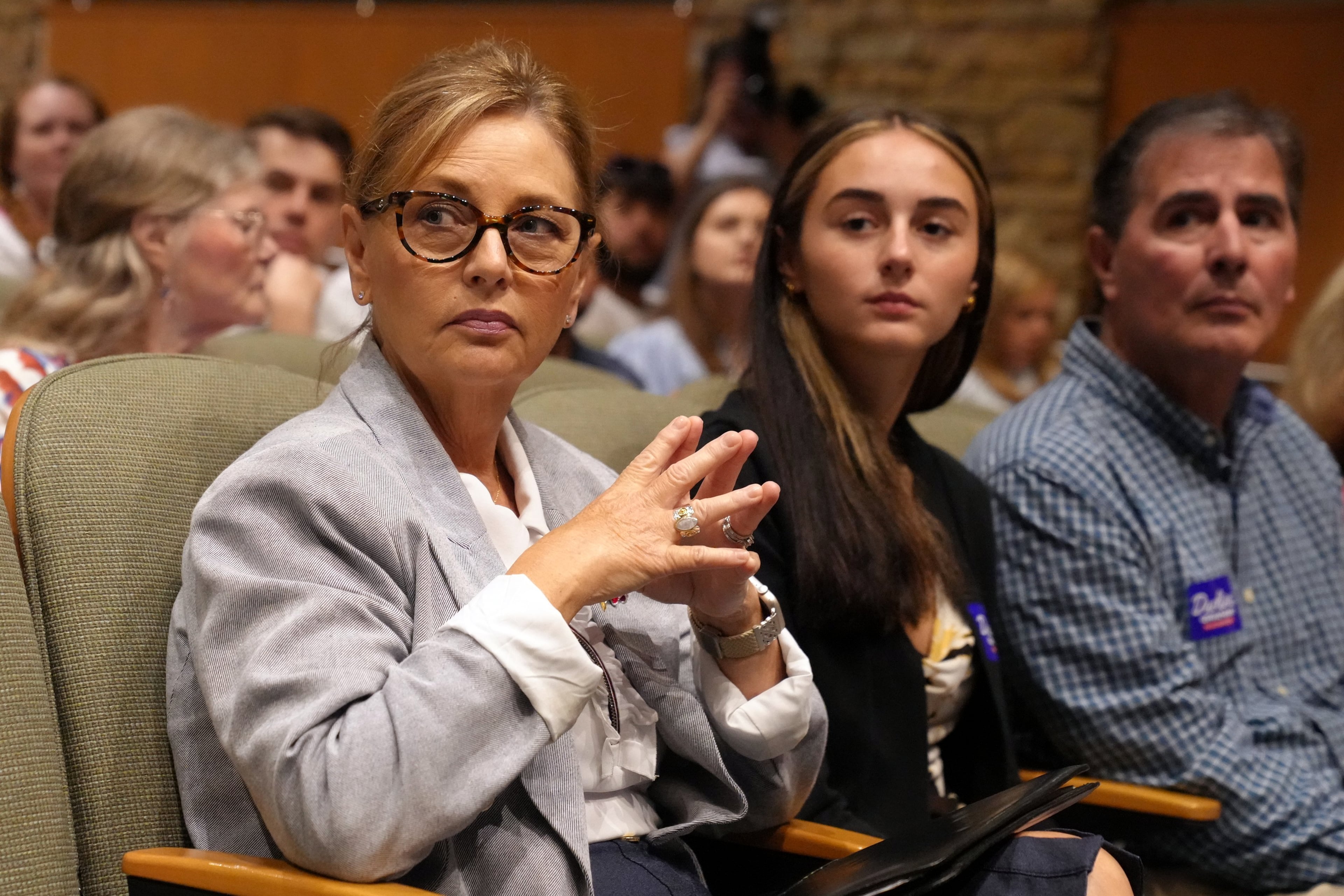U.S. Sen. Darline Graham, R-S.C., left, seen here during a campaign event earlier this month. (Meg Kinnard/AP)