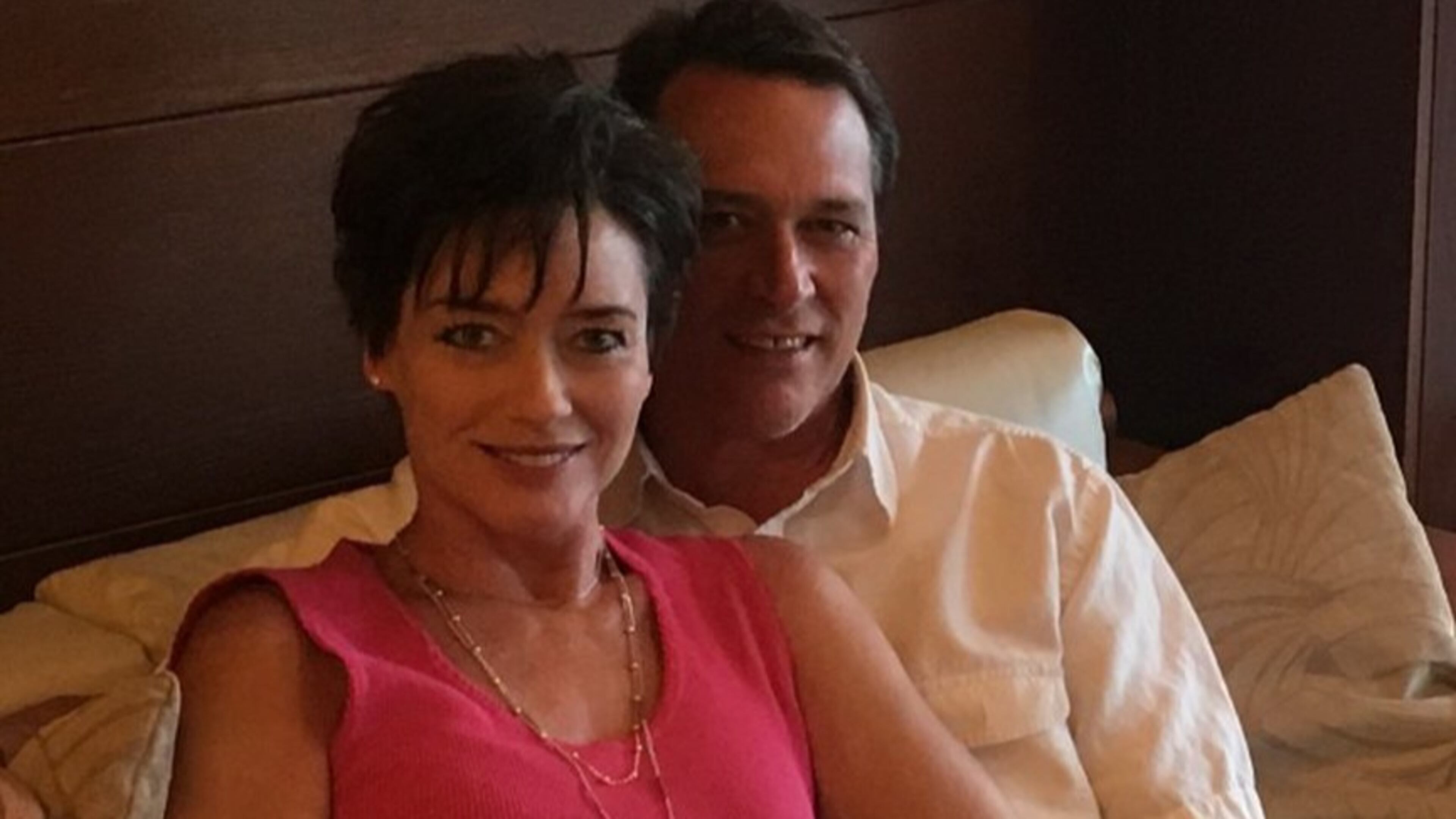 Barb Howell was down to 140 pounds when this photo was taken in May 2017. She is photographed with Steve, her husband of 25 years. CONTRIBUTED