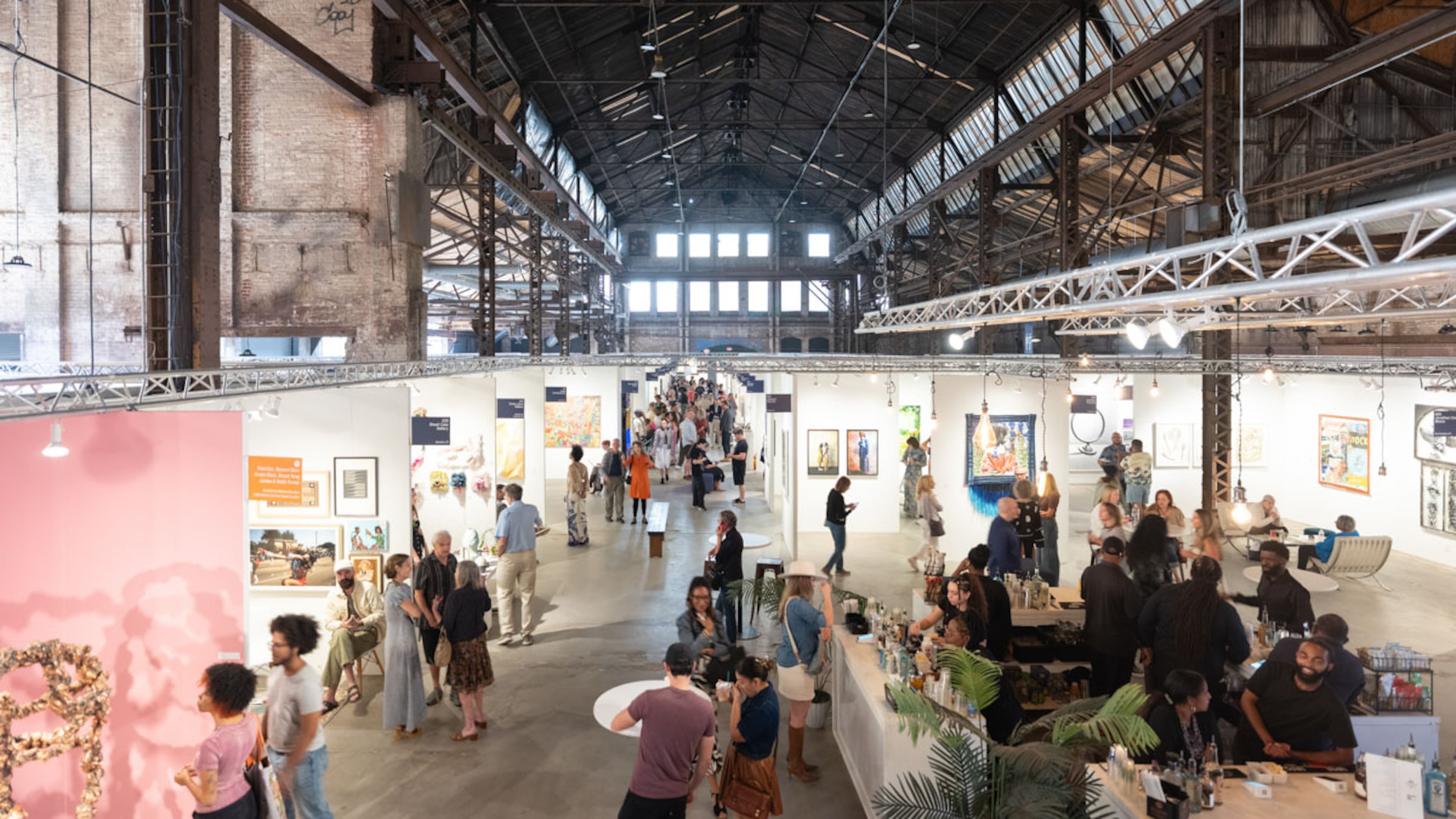 Roughly 13,500 patrons attended the 2025 Atlanta Art Fair. The 2026 edition is Thursday through Sunday at Pullman Yards. (Courtesy of Atlanta Art Fair/Walker Bankson)