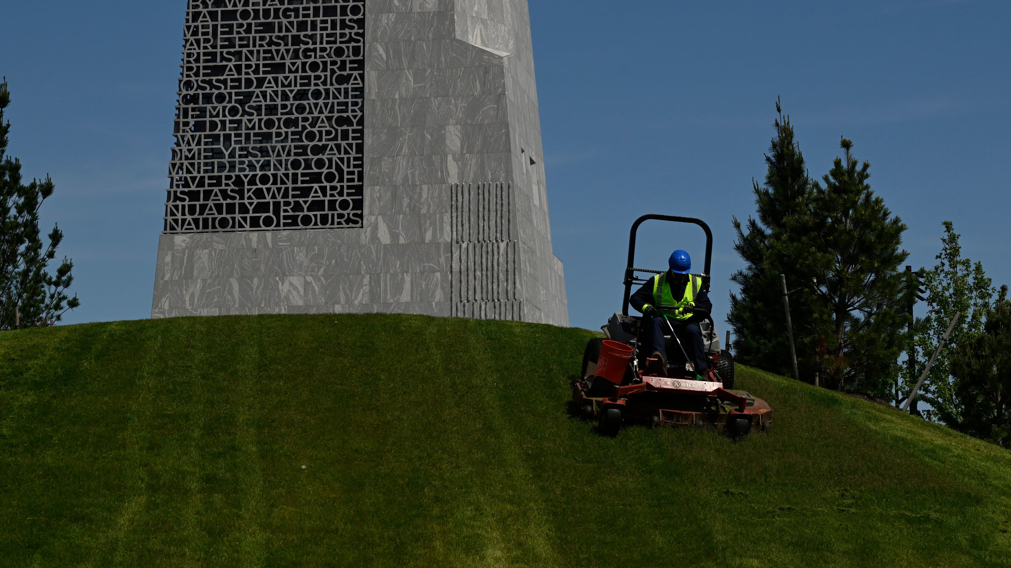 The Obama Presidential Center is seen in Chicago, Thursday, May 28, 2026. (AP Photo/Paul Beaty)