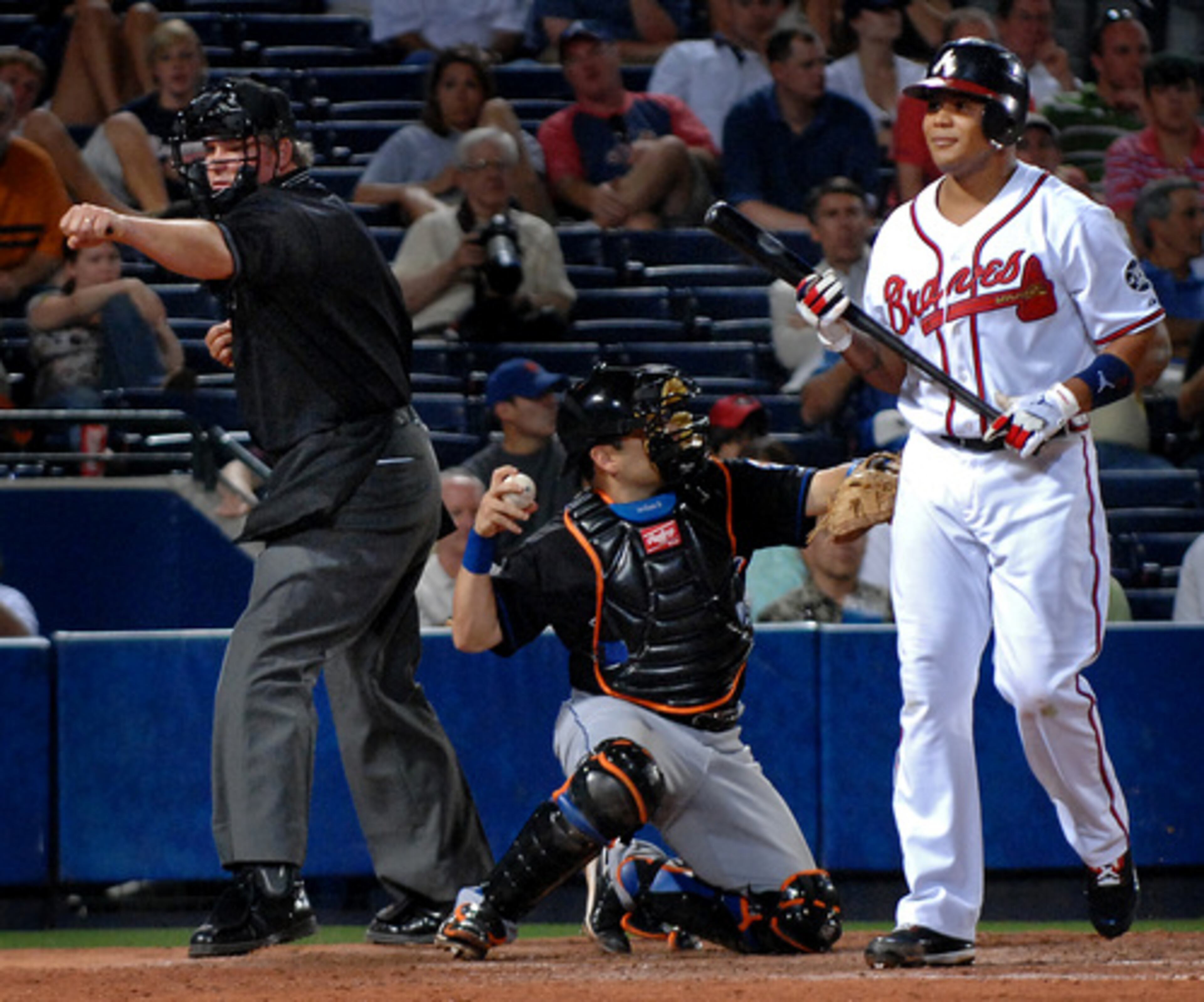 Jones struggled at the plate this season, finishing with a .222 batting average and 26 home runs.