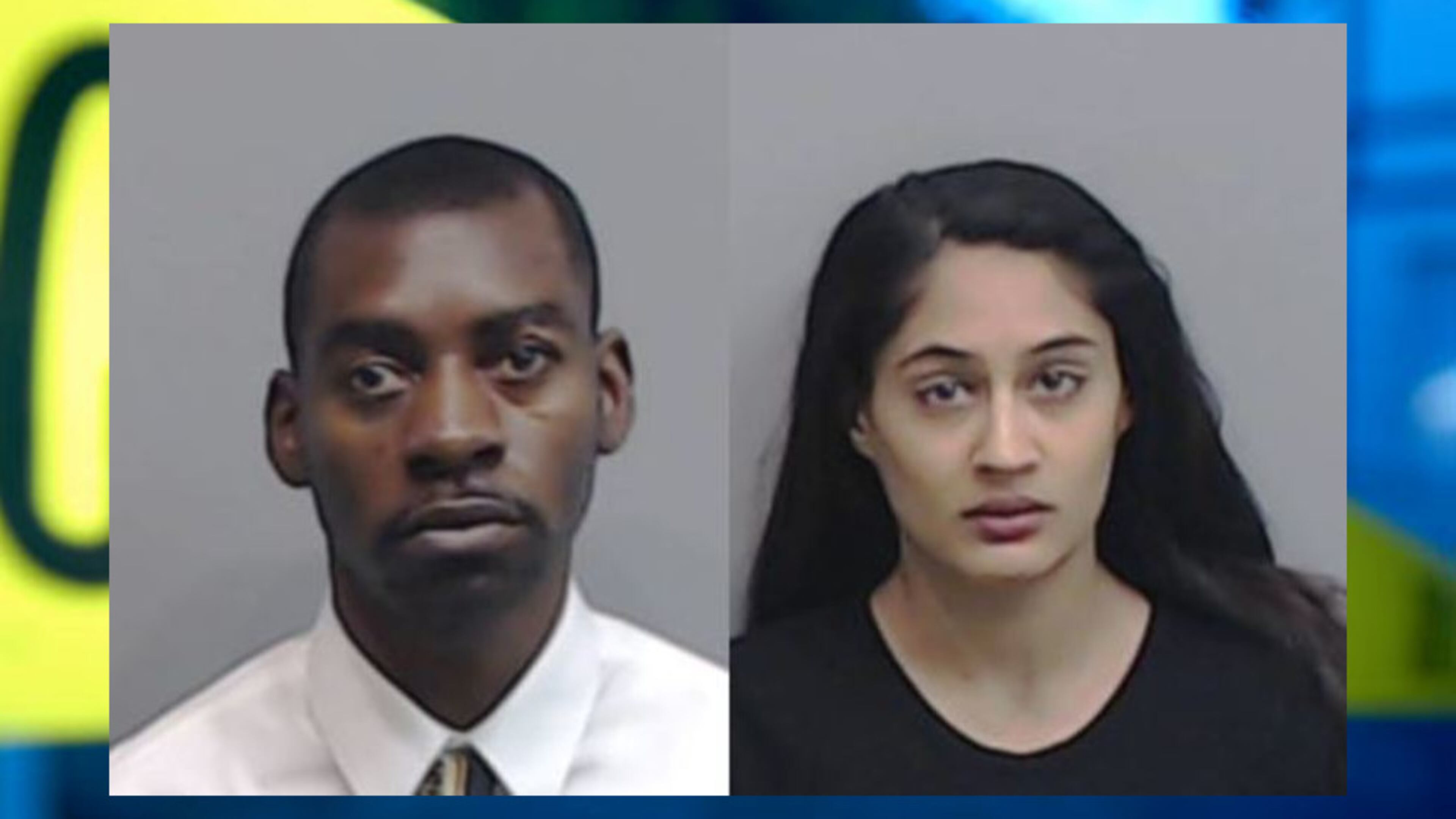 Officer Shawn Jones Jr. (left) and Jade Dibaje face vehicular homicide charges in a deadly September 2016 crash. (Credit: Fulton County Sheriff's Office)