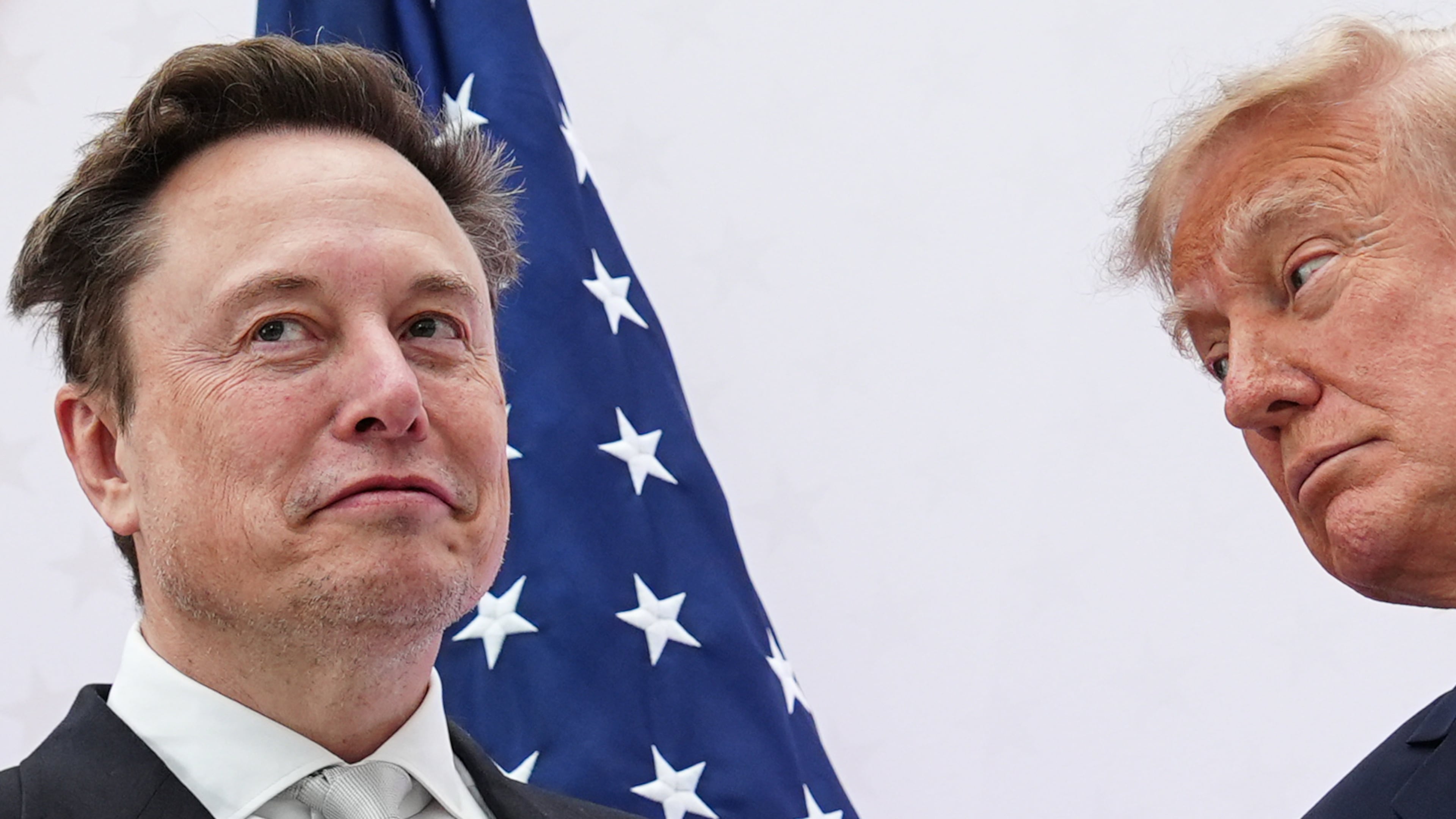 President Donald Trump, right, presents the National Medal of Science to Elon Musk at the U.S. Institute of Peace, Thursday, Oct. 8, 2026, in Washington. (AP Photo/Julia Demaree Nikhinson)