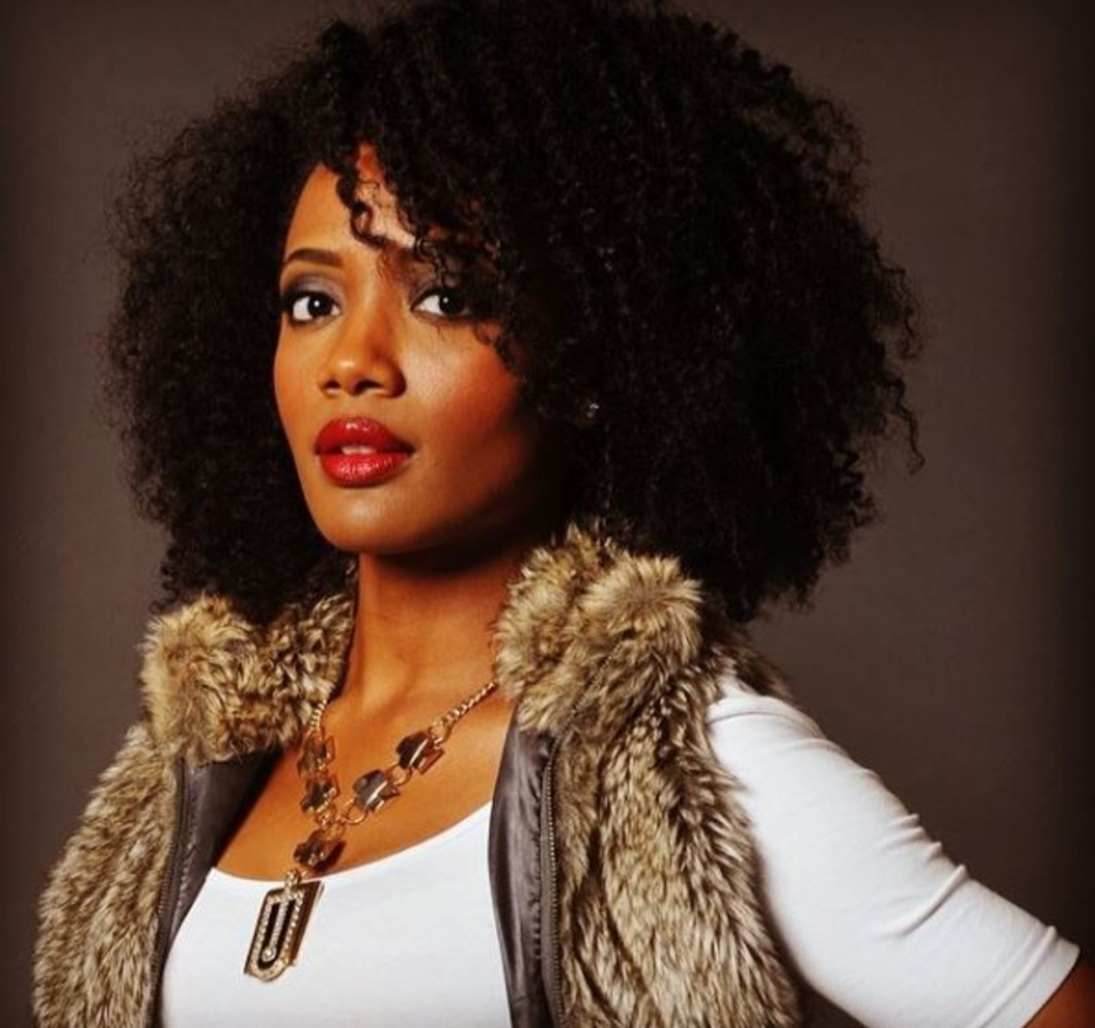 Tameka Moore, known to her social media followers as Meechy Monroe, is pictured here before she was diagnosed with brain cancer.