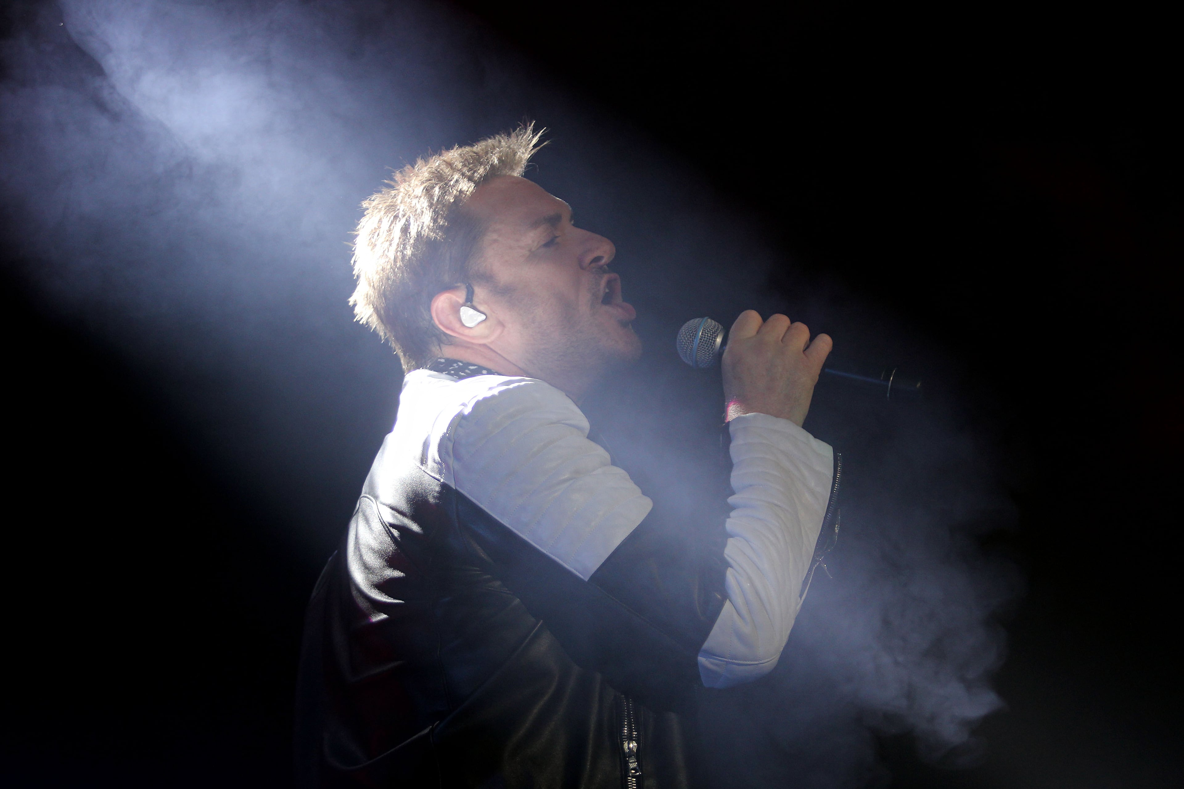 Duran Duran lead founder and singer Simon Le Bon., (Akili-Casundria Ramsess/Special to the AJC)