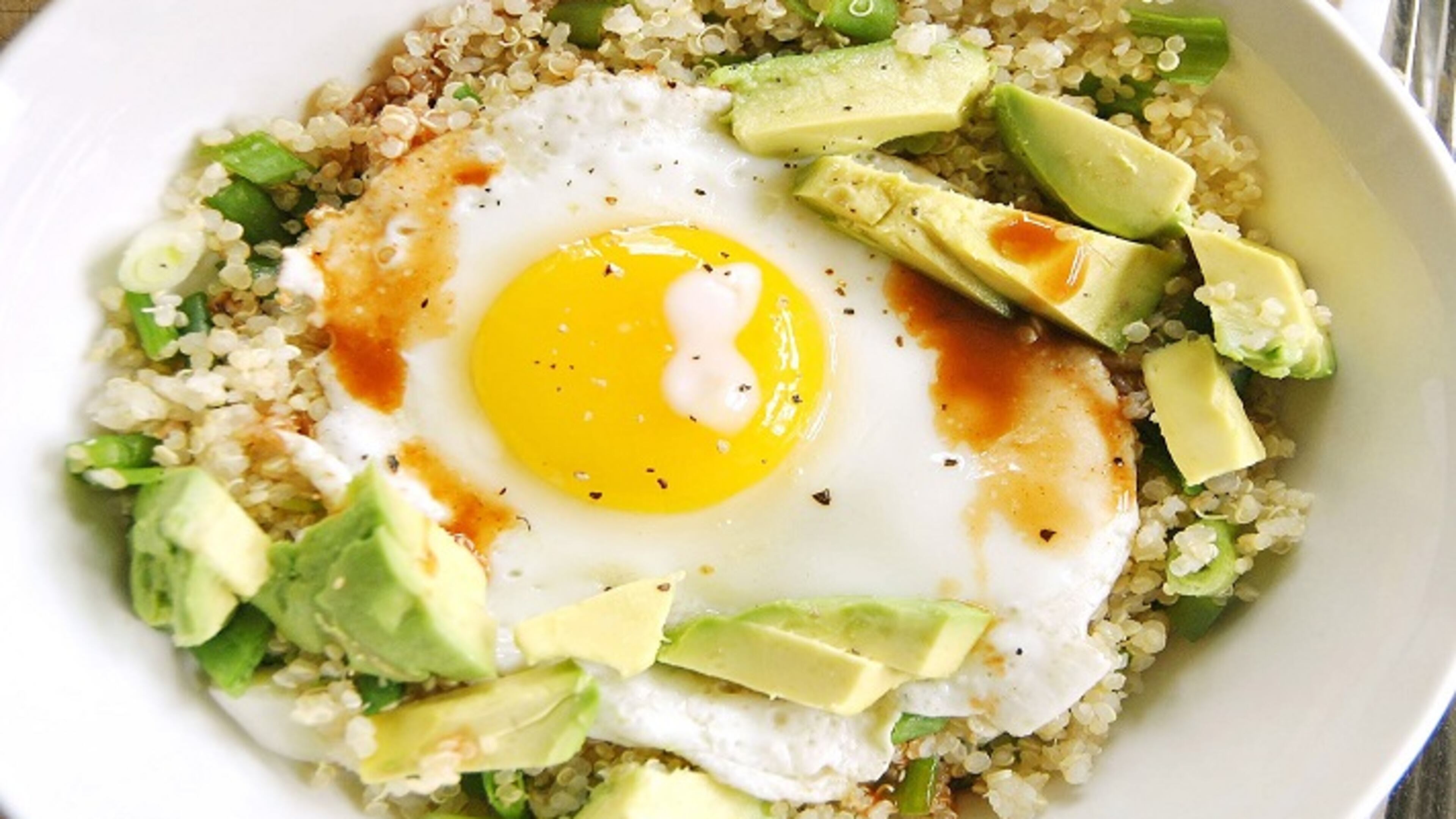 Quinoa Bowl with fried egg and avocado. (Gretchen McKay/Pittsburgh Post-Gazette/TNS)