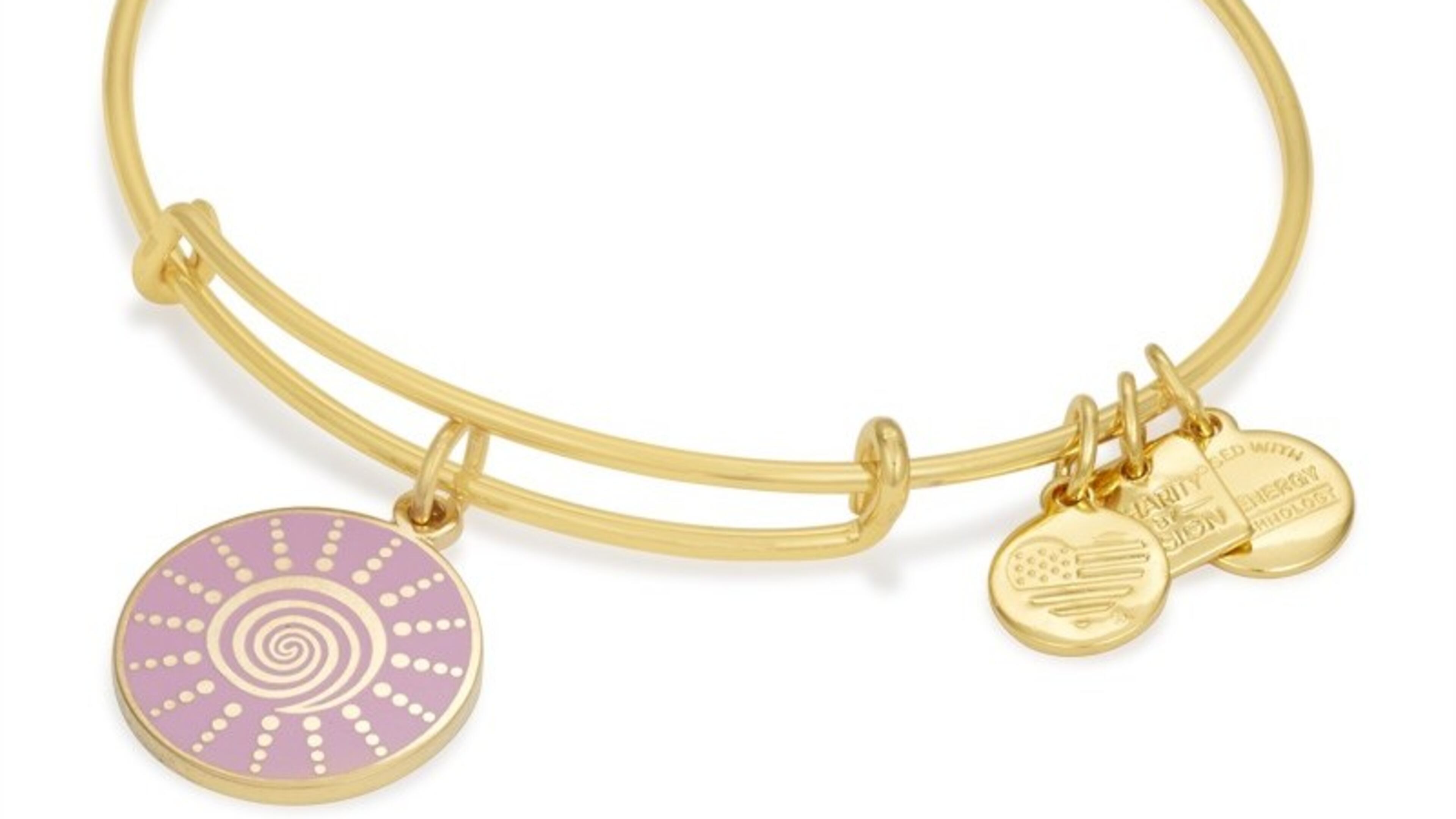 10 products that support Breast Cancer Awareness include Alex and Ani Bracelet.
