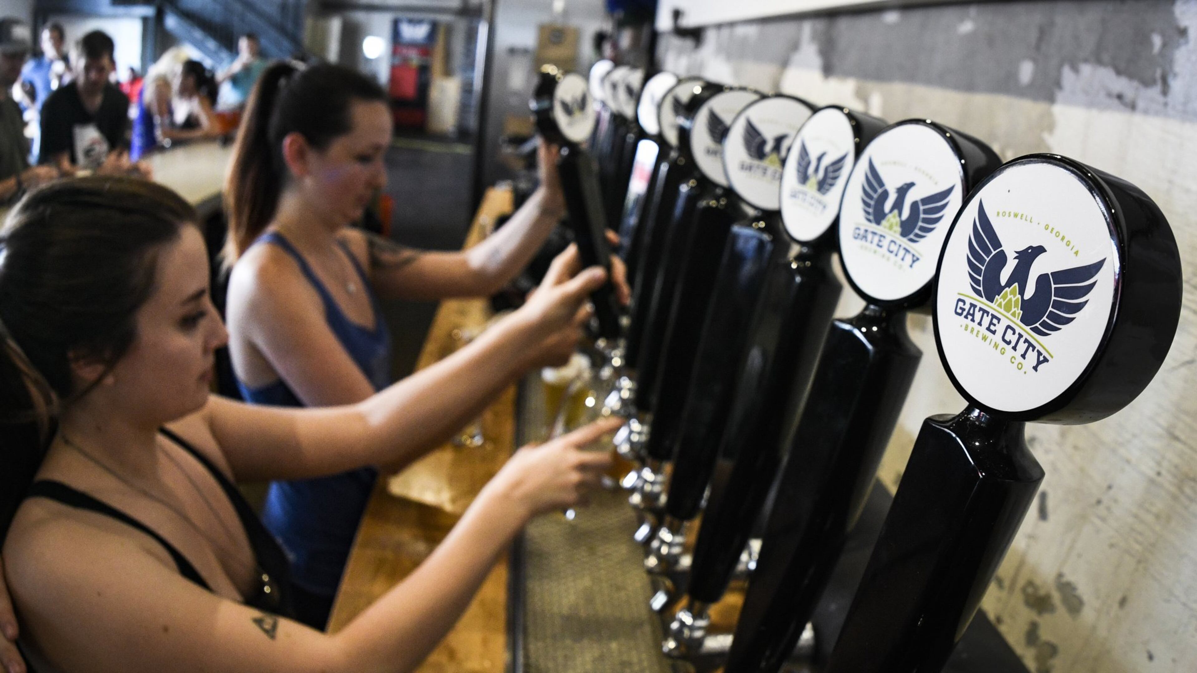 Gate City Brewing is the meeting spot for the Wednesday run of Beer Runners United. (John Amis)