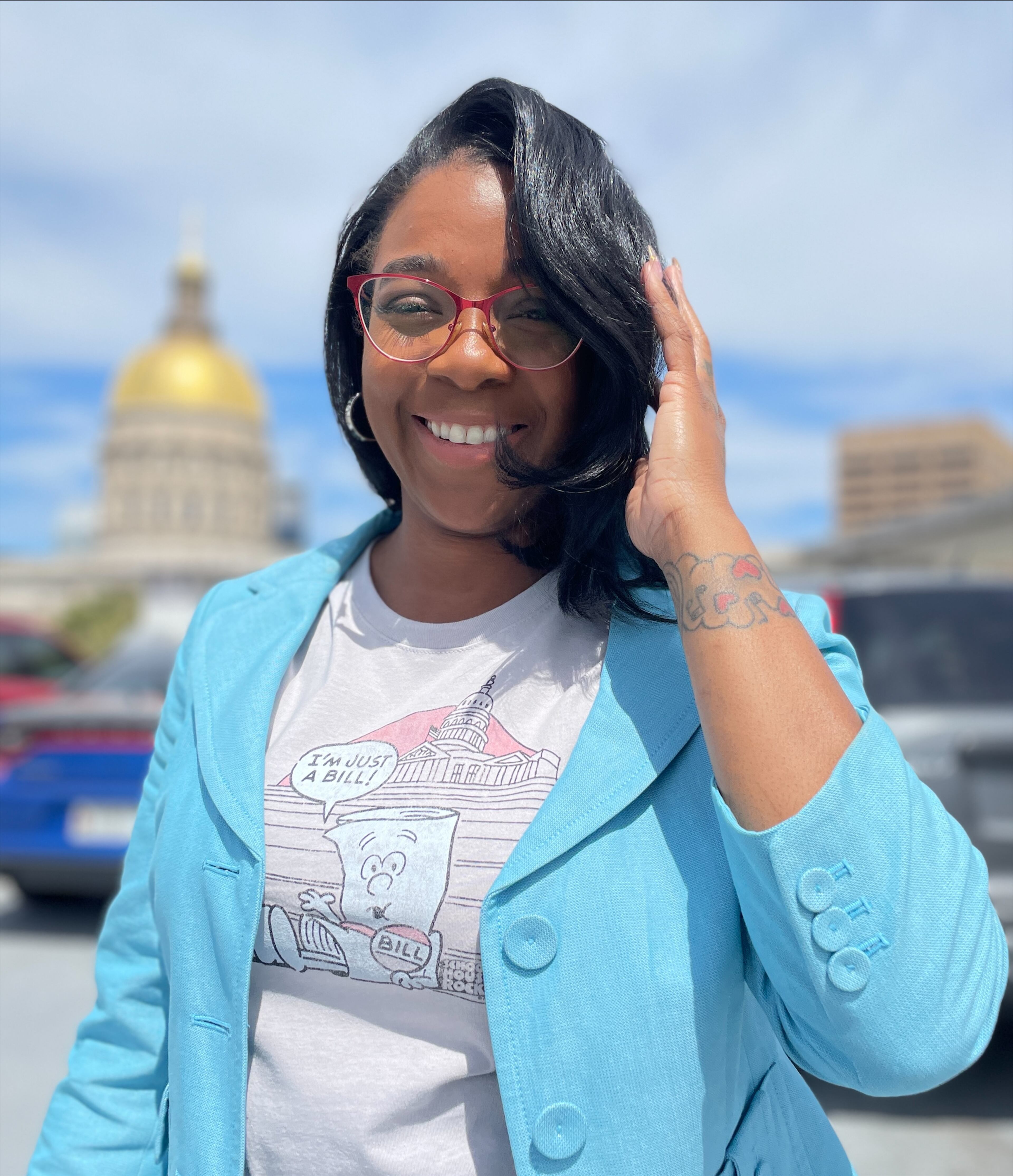 DeAnna Johnson, 39, is a Republican who lives in Powder Springs. She is voting for Rick Jackson and is undecided in the U.S. Senate race. (Courtesy of DeAnna Johnson)